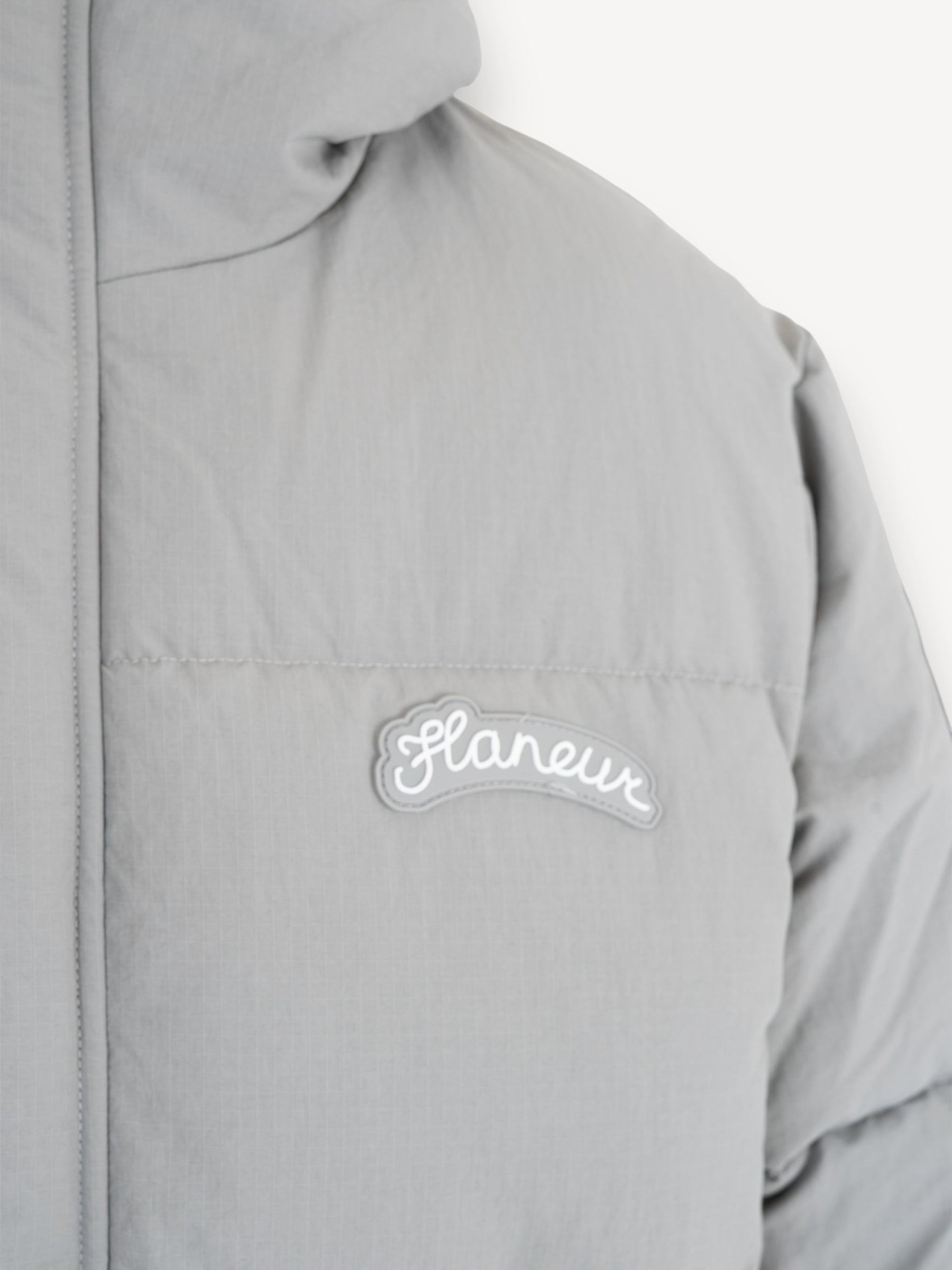 Signature Puffer Jacket - Grijs