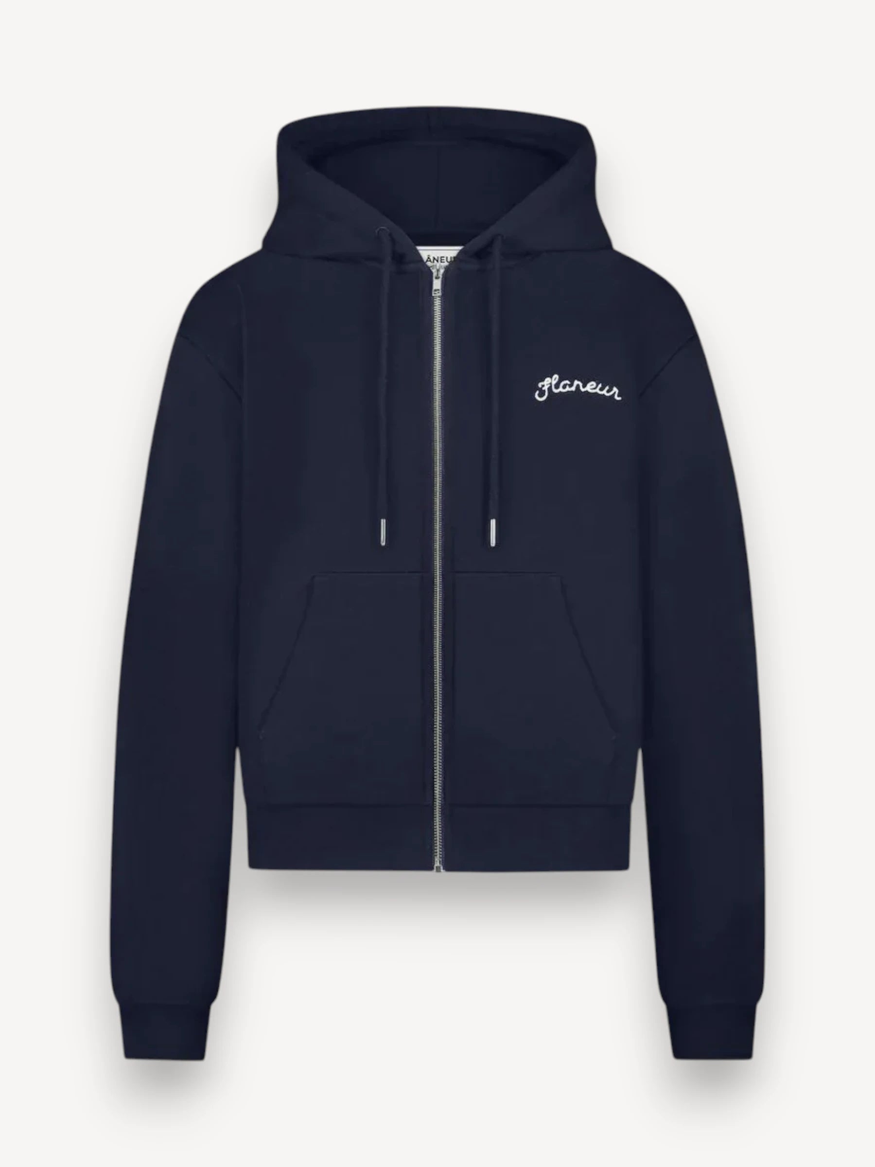 Signature Zip Hoodie - Navy