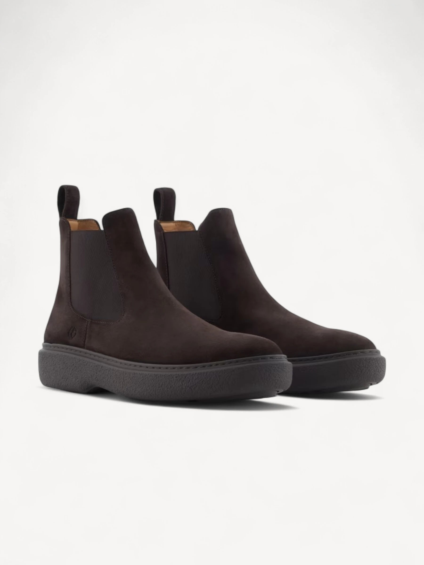 Suede Ankle Boots - Bruin