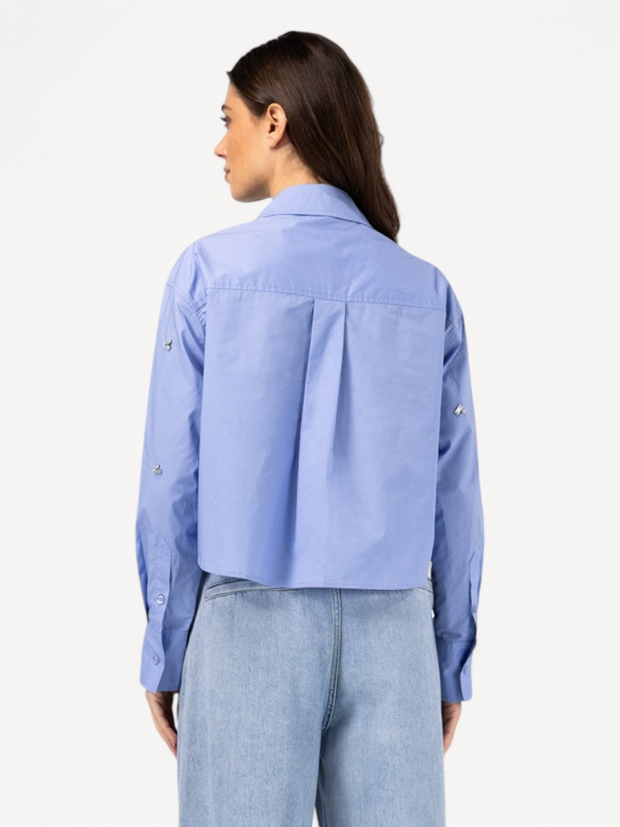 Tiberio Blouse - Lichtblauw