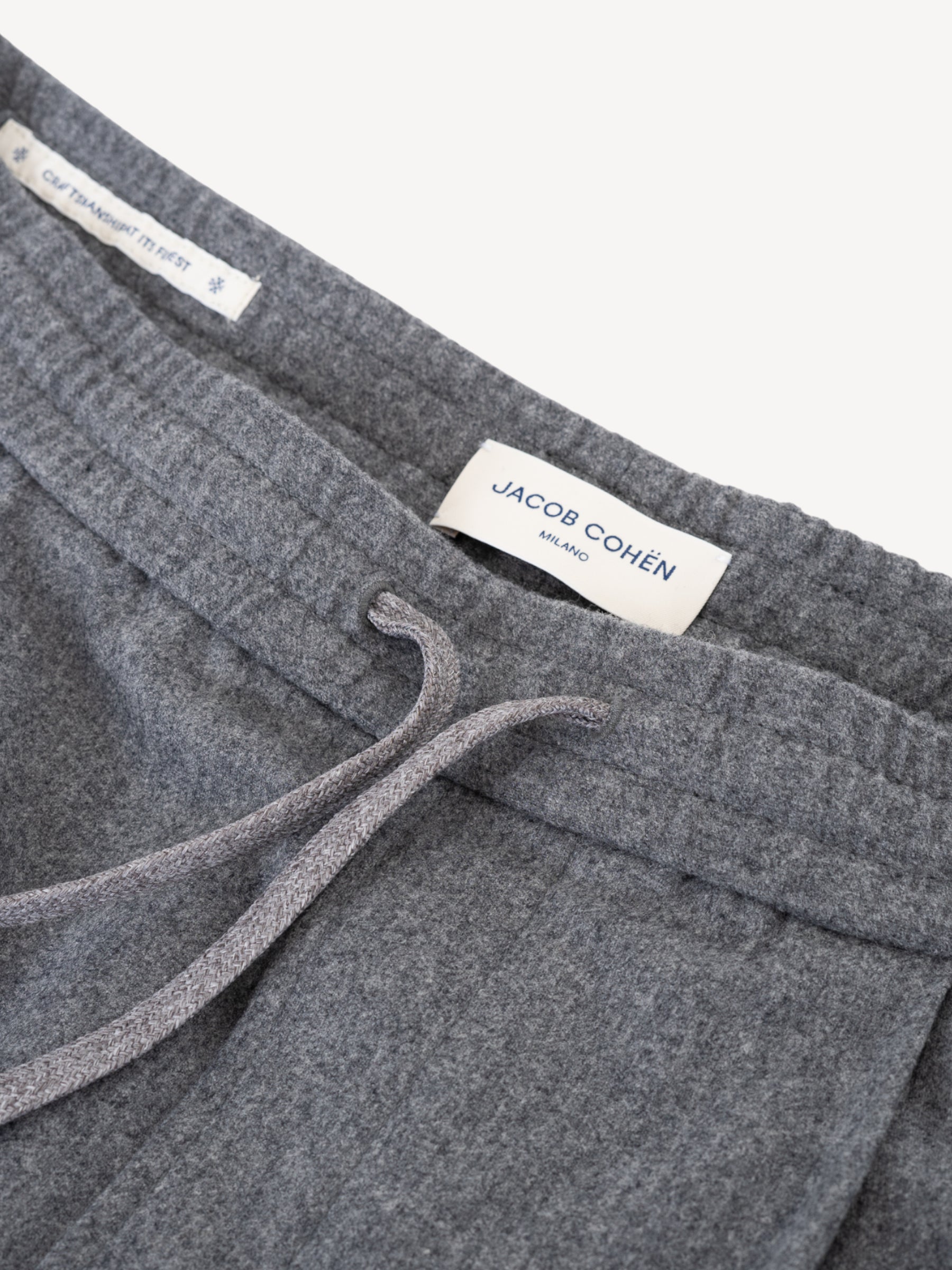 Daniel Carrot-Fit Flannel Chino - Donkergrijs