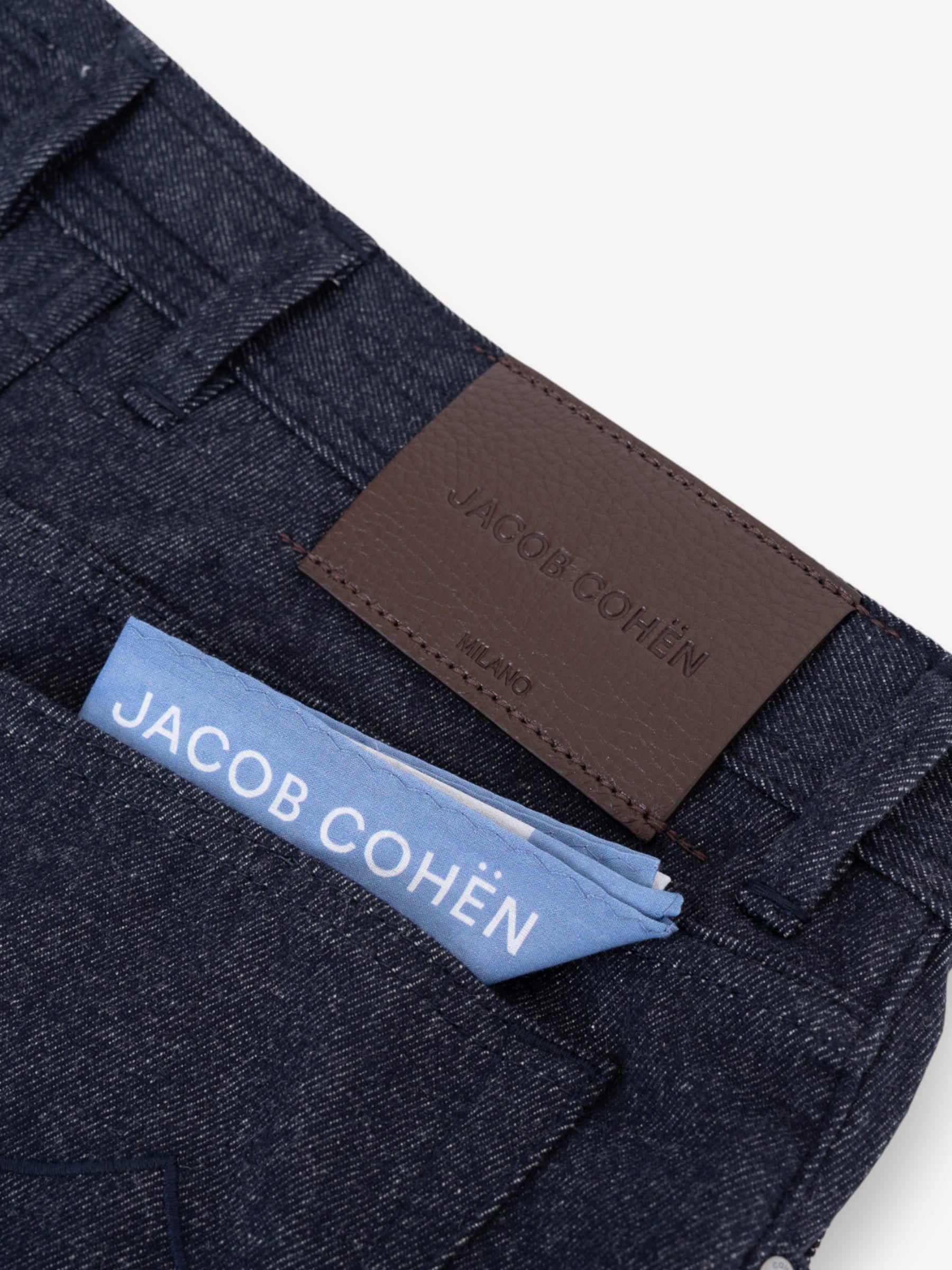 Bard Cashmere Slim-Fit Jeans - Donkerblauw