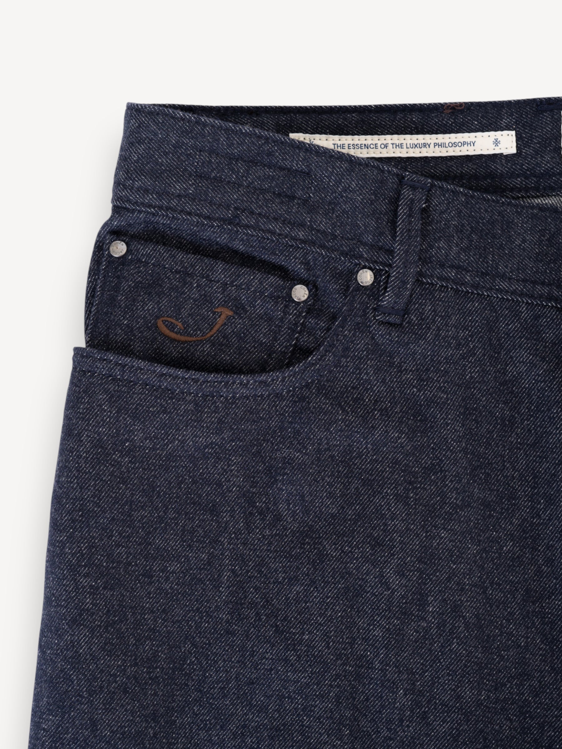 Bard Cashmere Slim-Fit Jeans - Donkerblauw