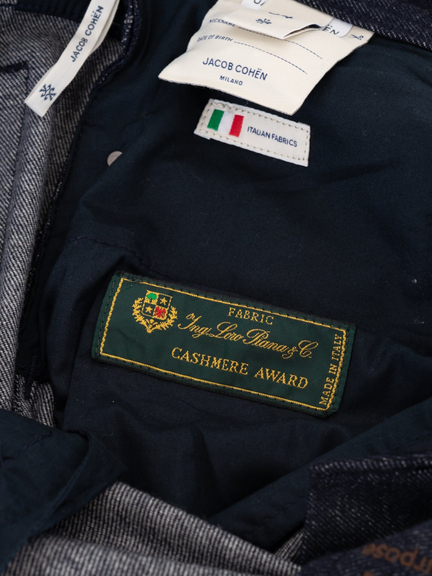 Bard Cashmere Slim-Fit Jeans - Donkerblauw
