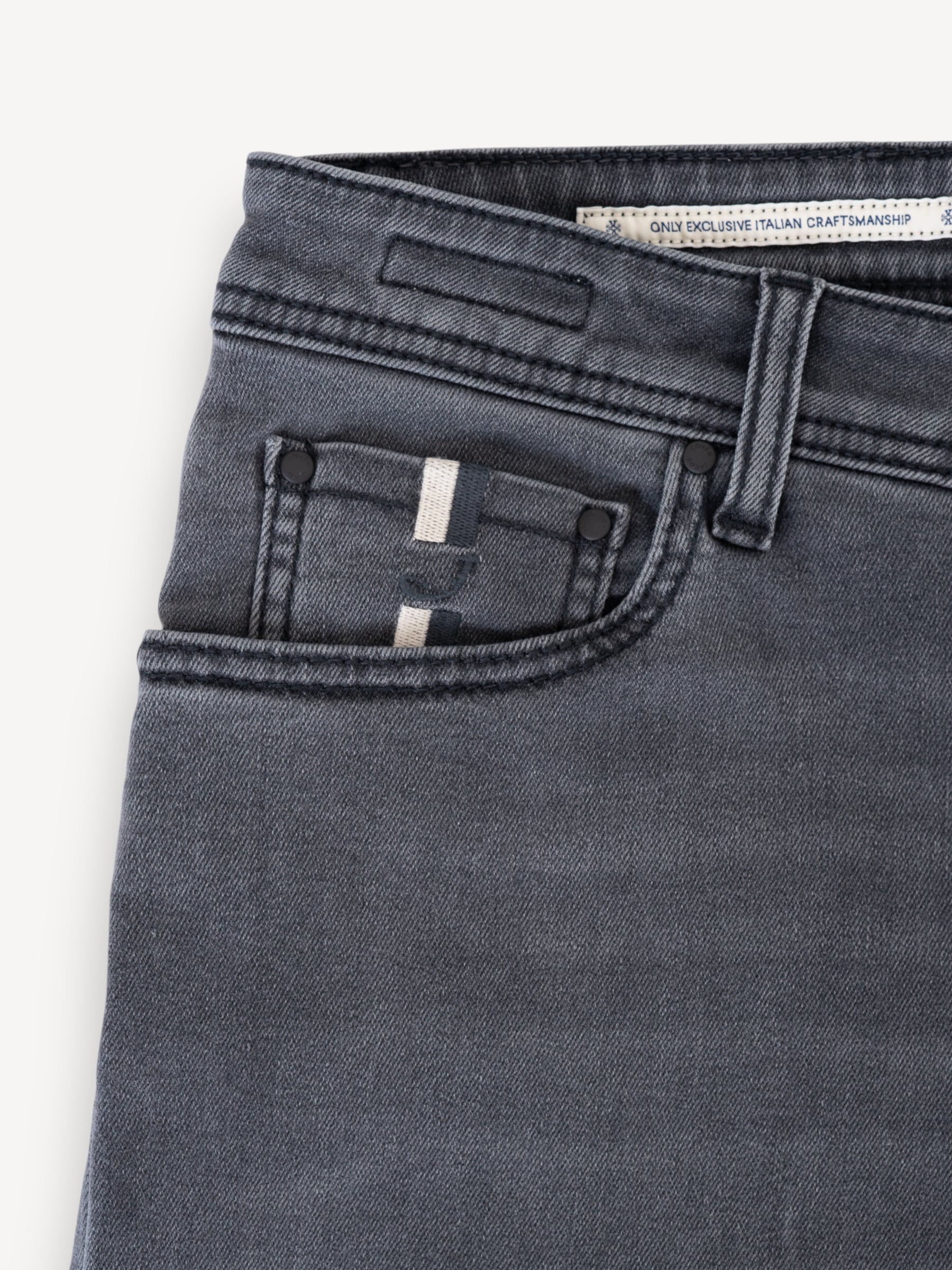 Nick Slim Jeans - Donkergrijs