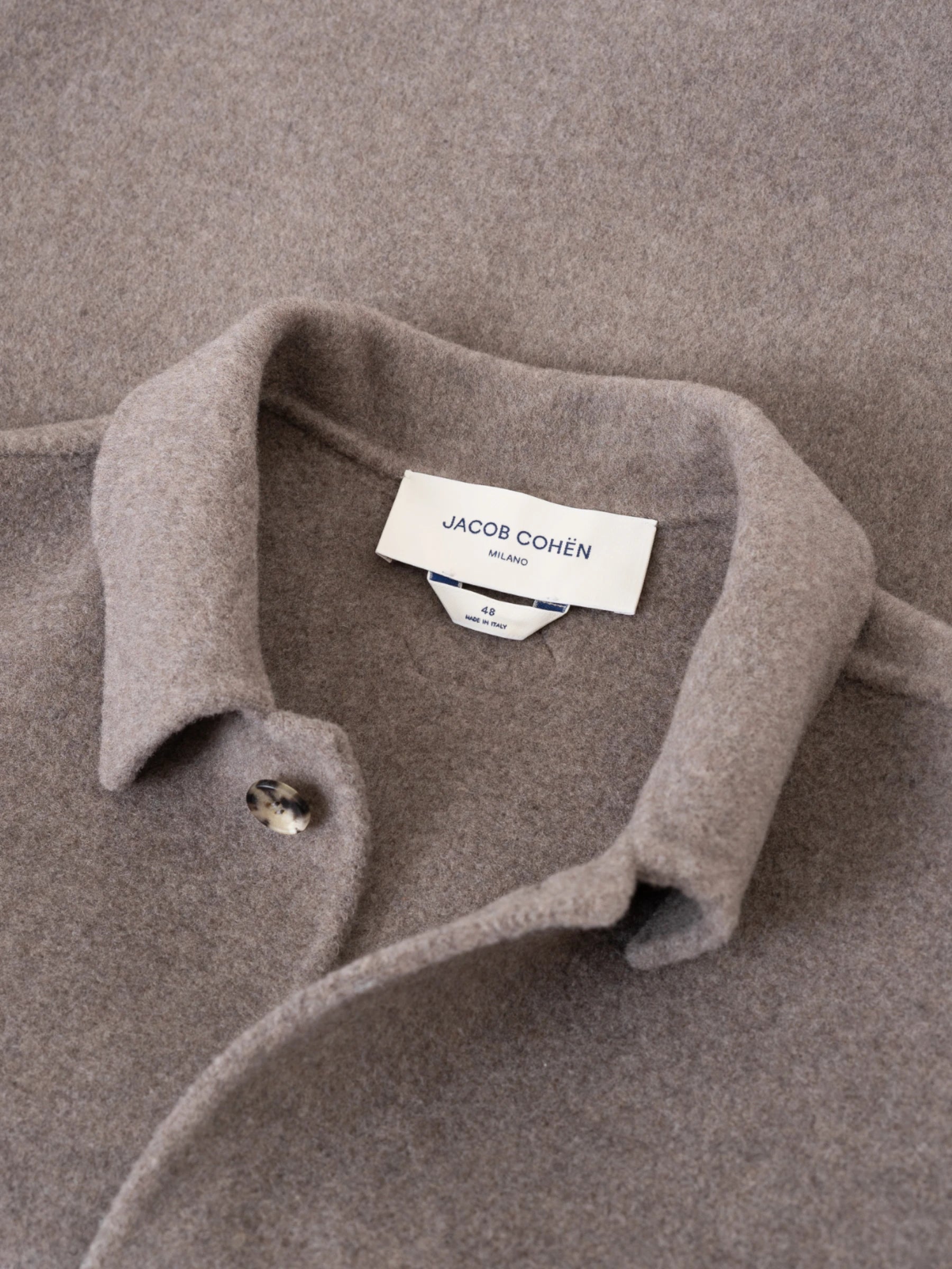 Double Wool Jacket - Taupe