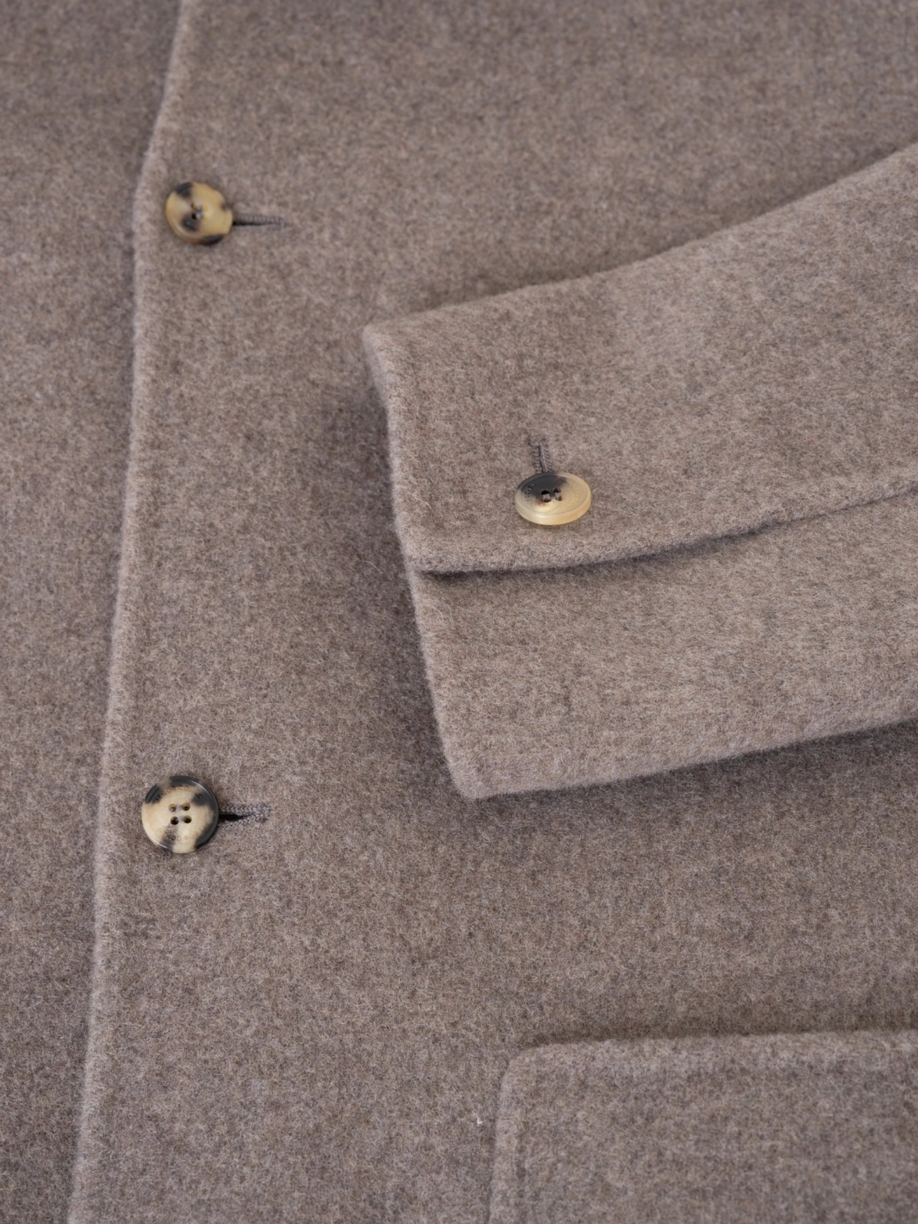 Double Wool Jacket - Taupe