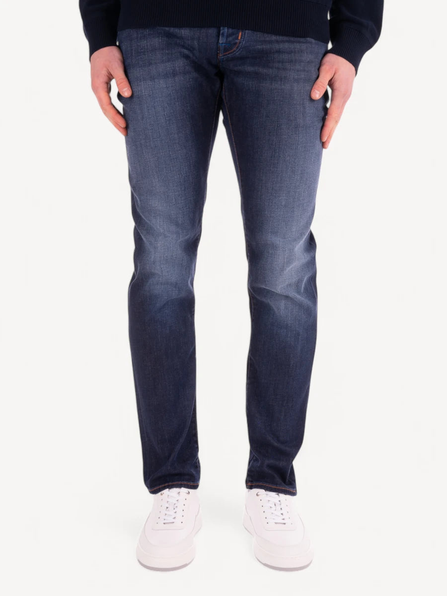 Nick Slim Jeans - Donkerblauw