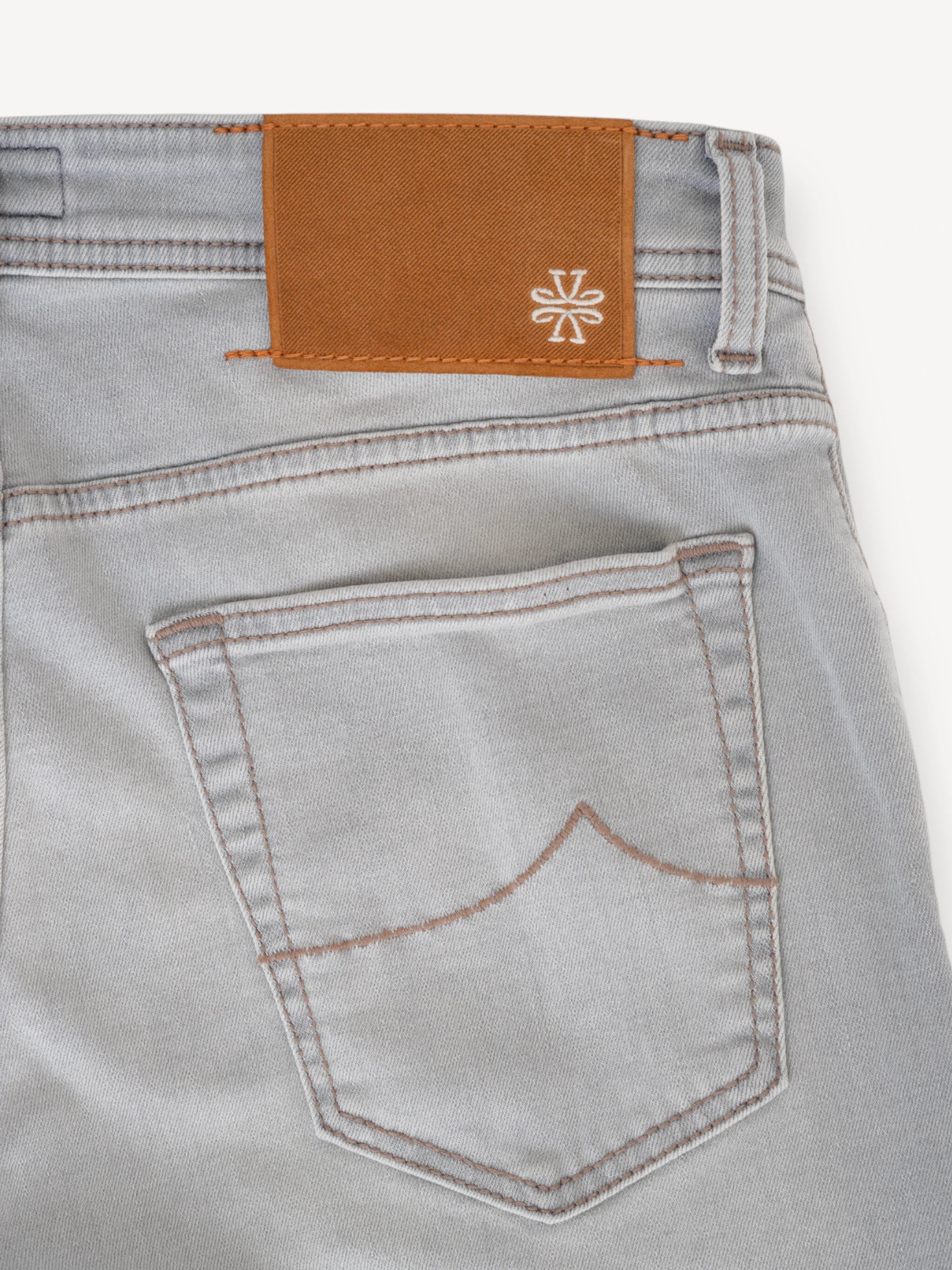 Nick Slim Jeans - Lichtgrijs