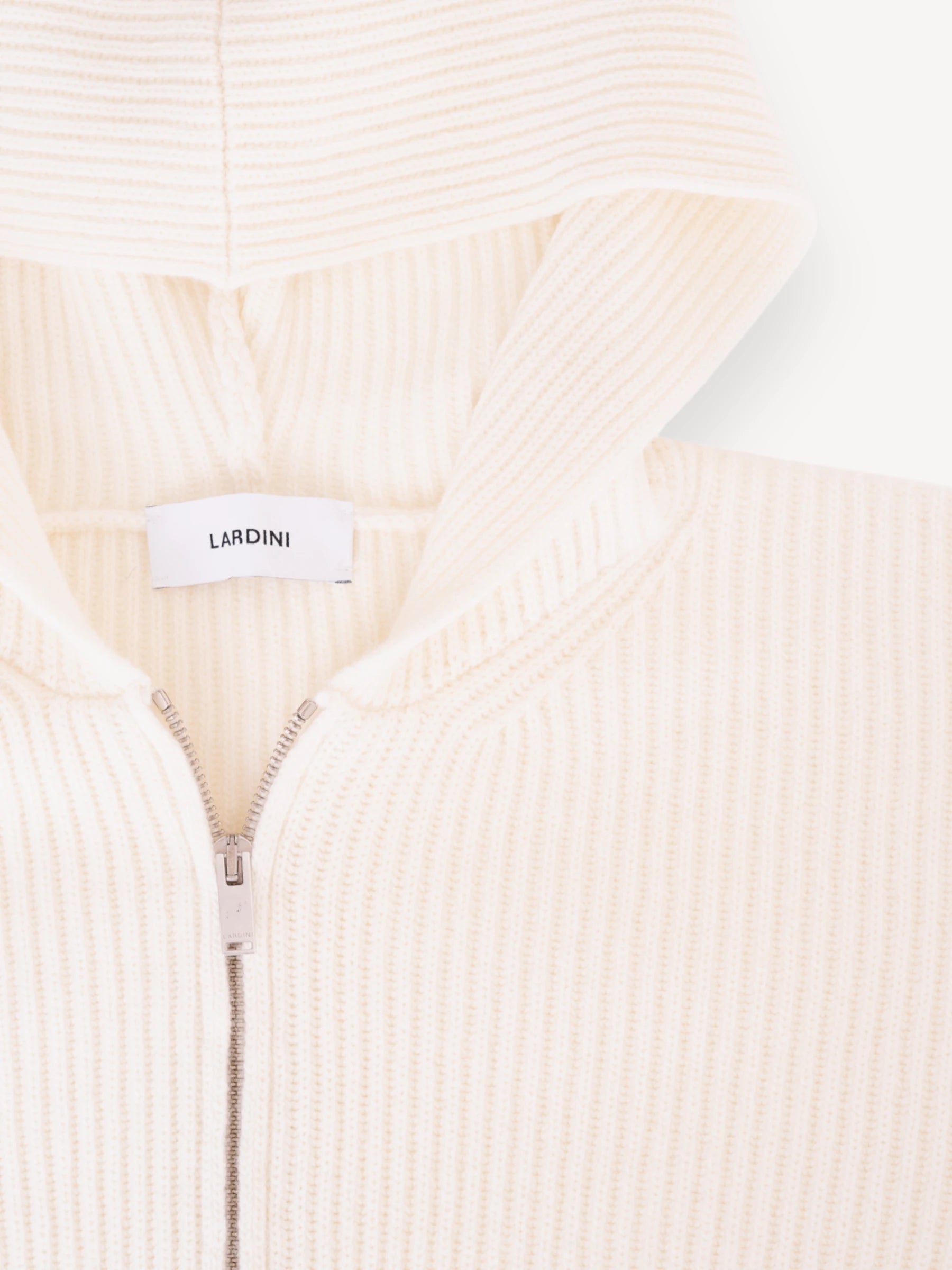 Hooded Cardigan - Off White
