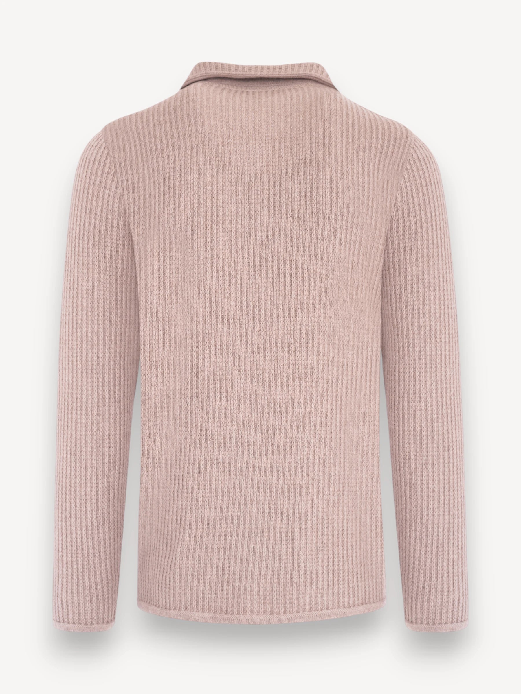 Knitted Overshirt - Lichtbruin
