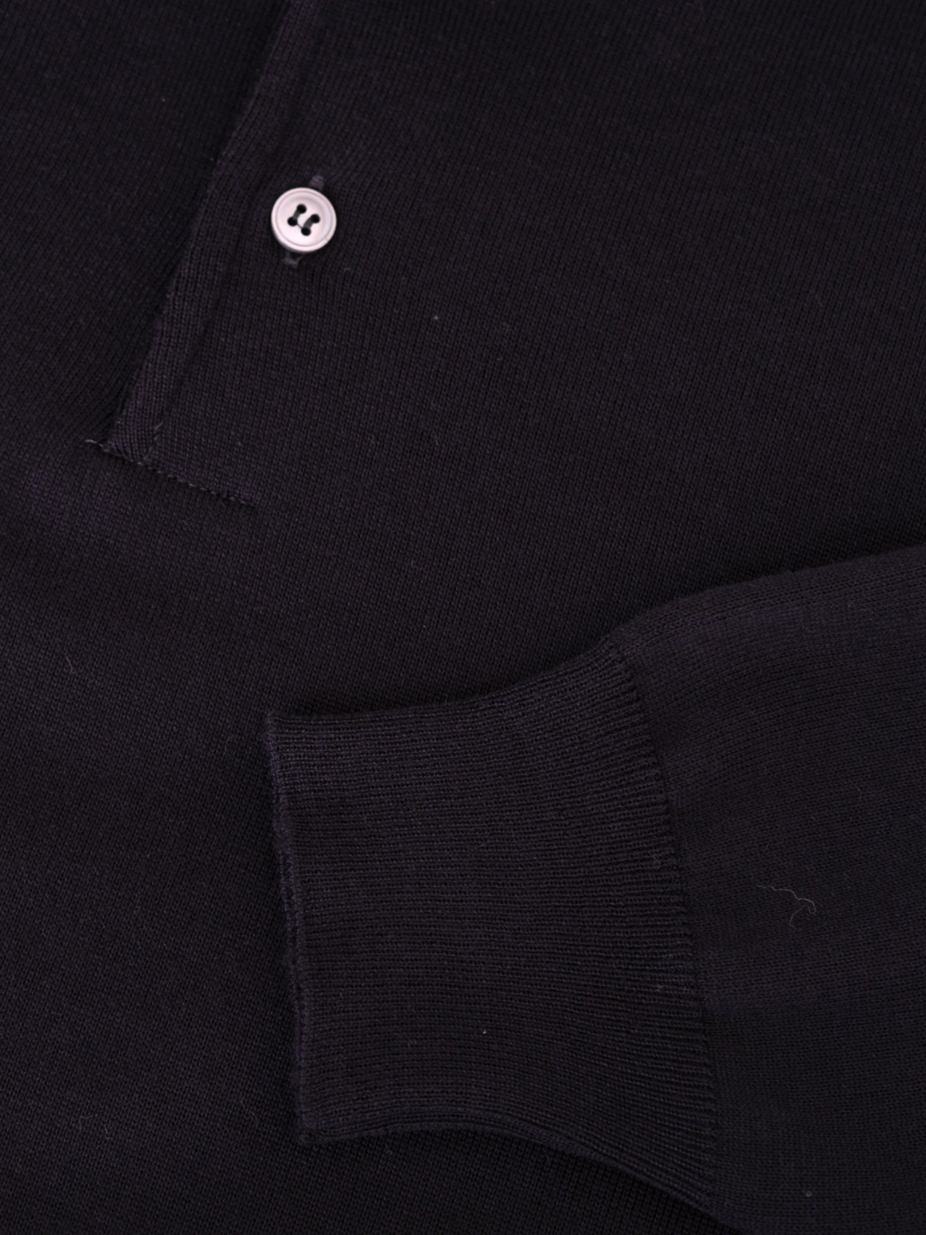 Longsleeve Polo - Donkerblauw
