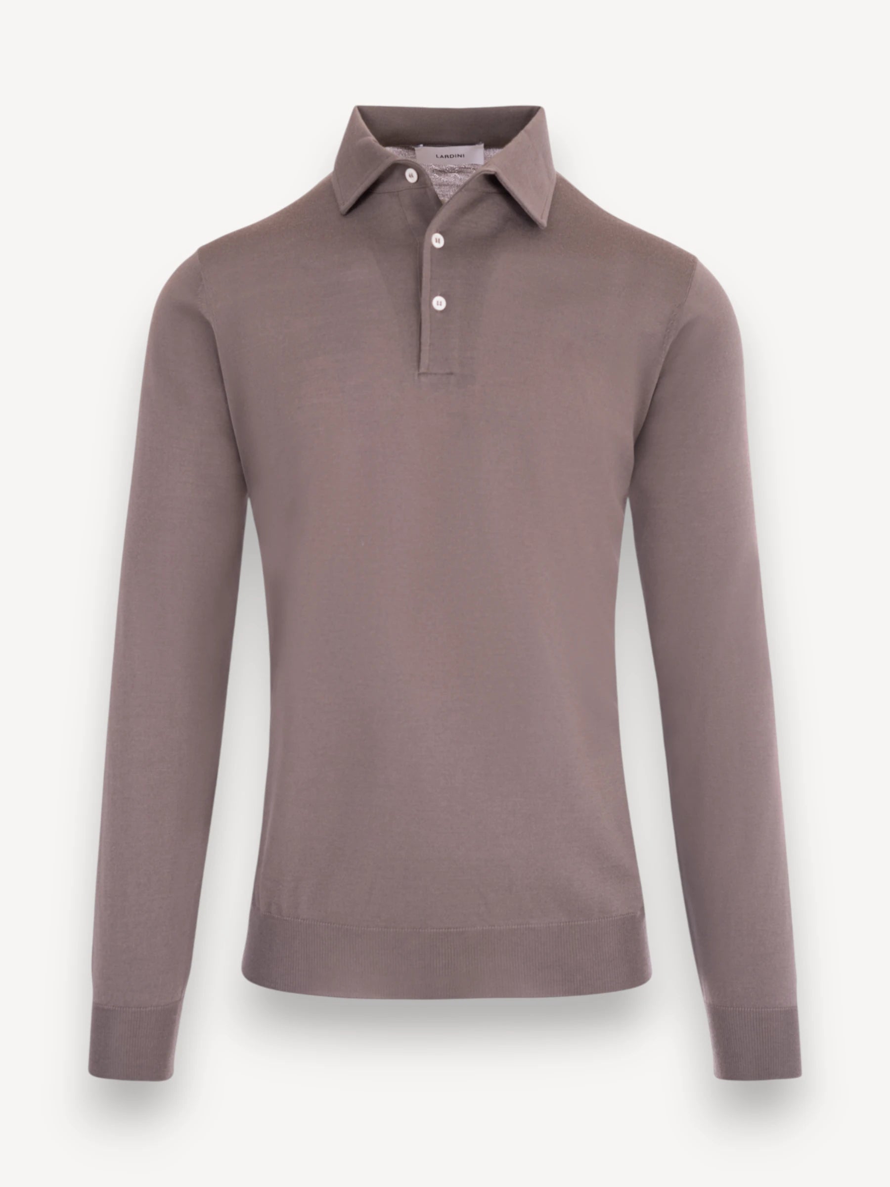 Longsleeve Polo - Taupe