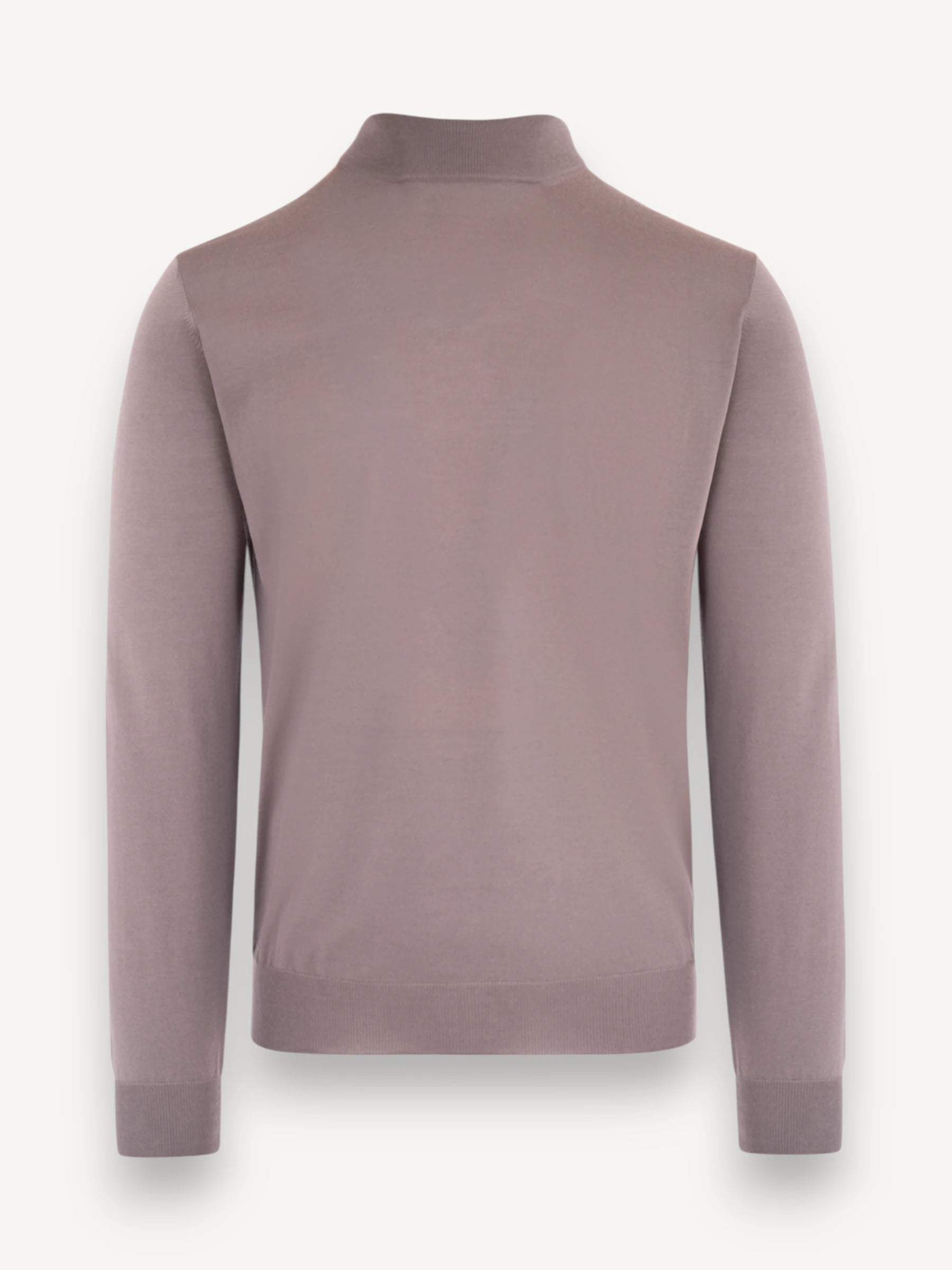 Mockneck Pullover - Taupe