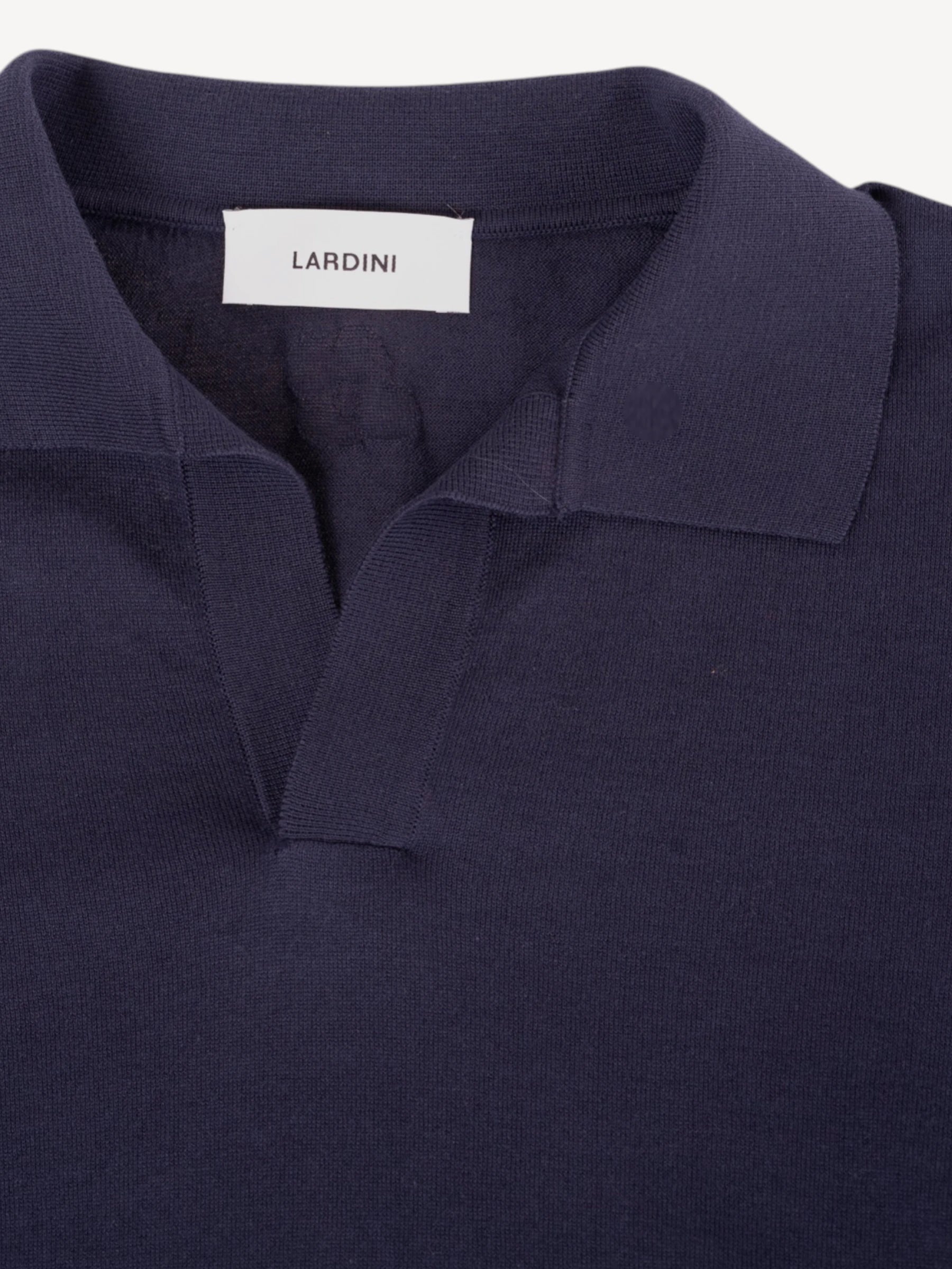 Knit Polo - Donkerblauw