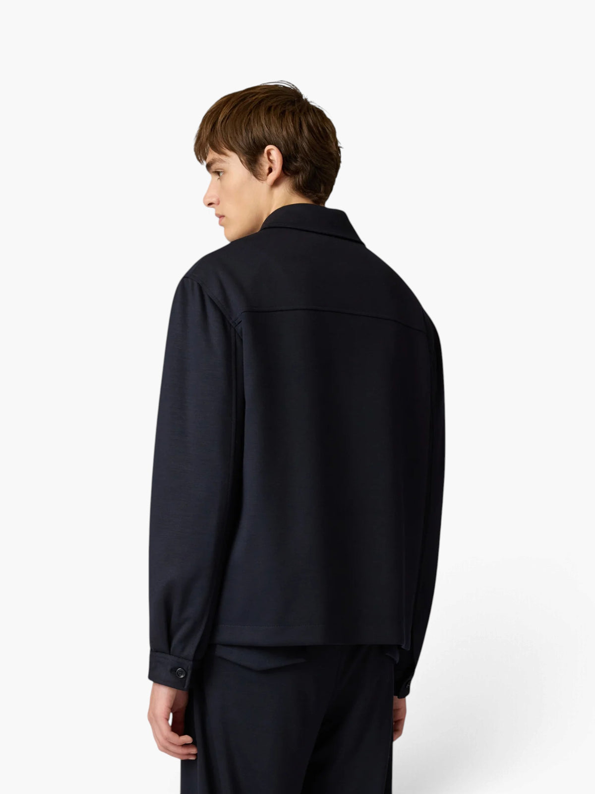 Man Jacket Easy Wear - Donkerblauw
