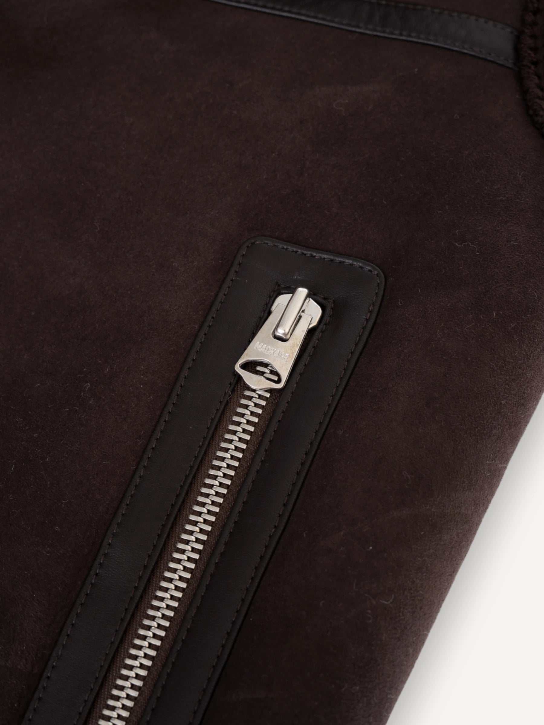 Jonathan Shearling Jacket - Donkerbruin