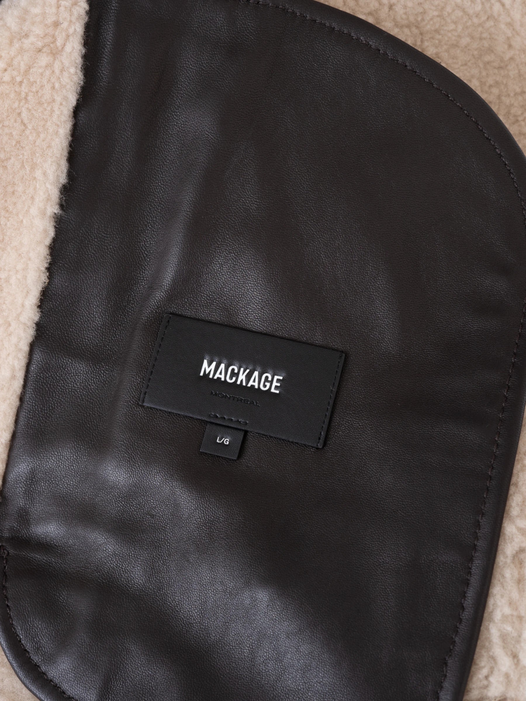 Jonathan Shearling Jacket - Donkerbruin