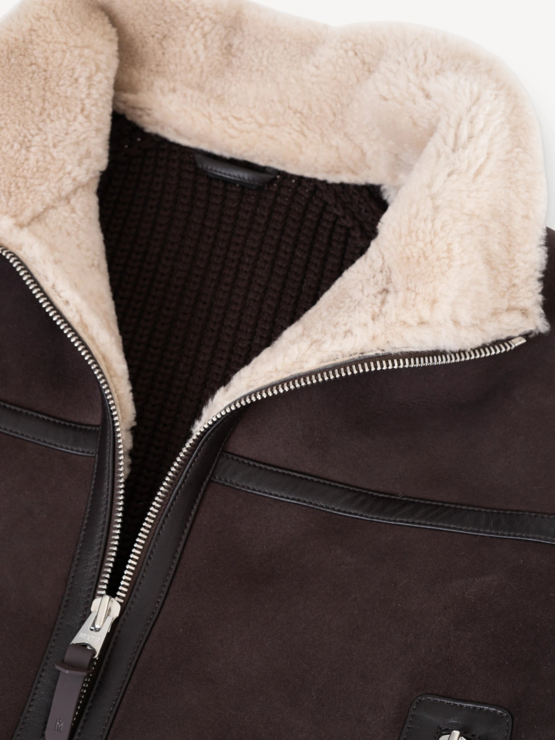 Jonathan Shearling Jacket - Donkerbruin