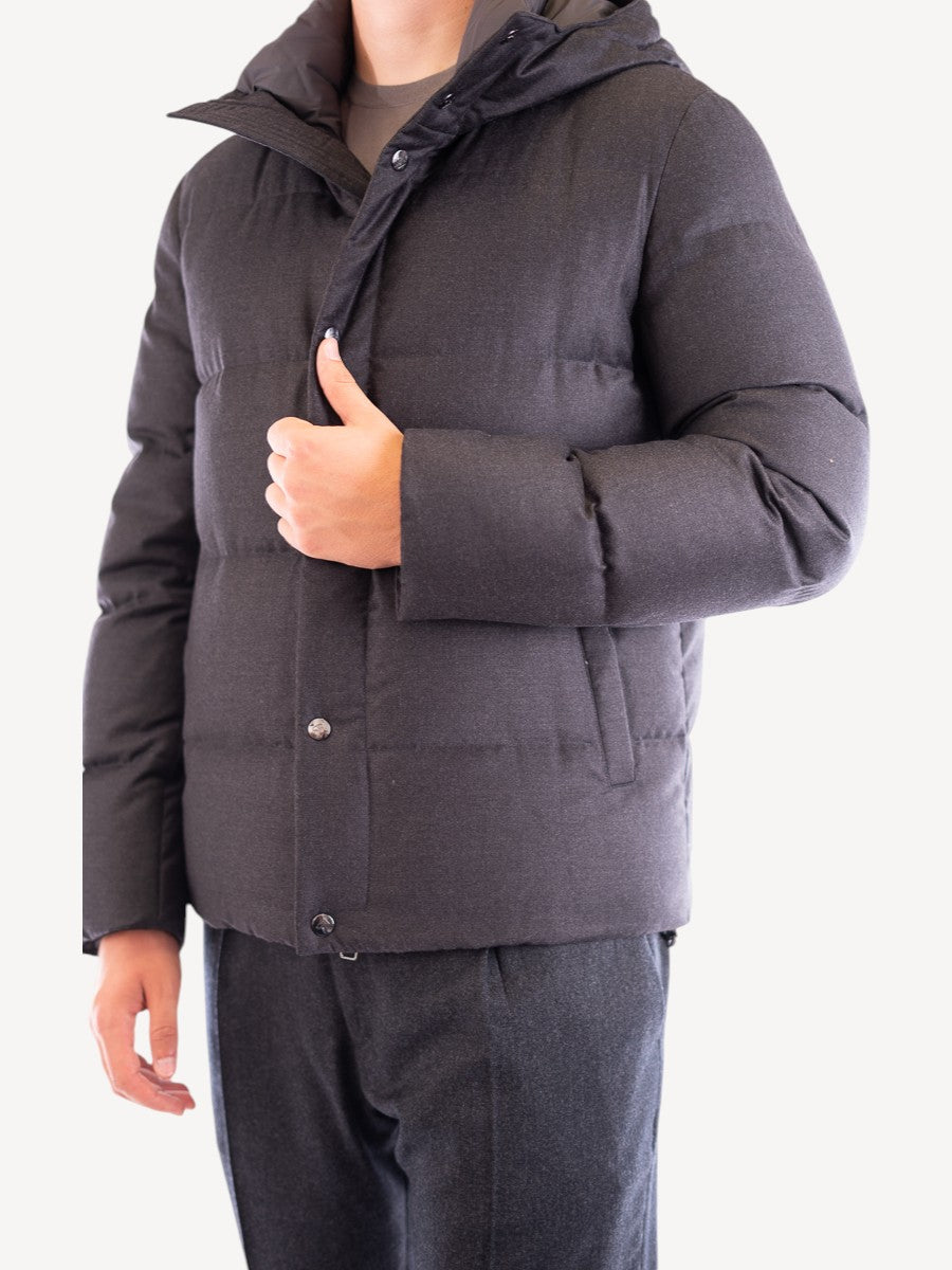 Rain System Down Jacket - Anthracite