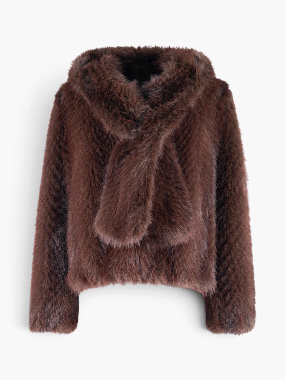 Nenette fake Fur jack  - Cacao