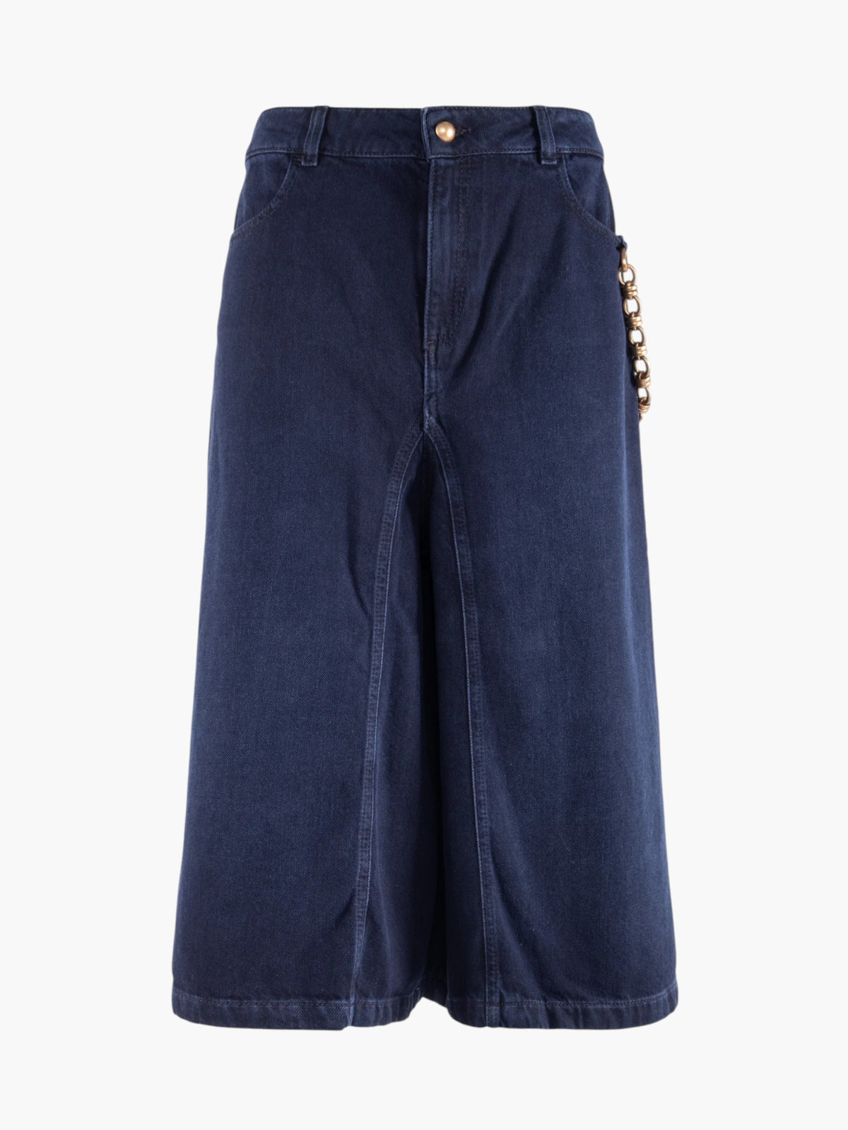 Nenette Cropped Jeans  - Blue / Black
