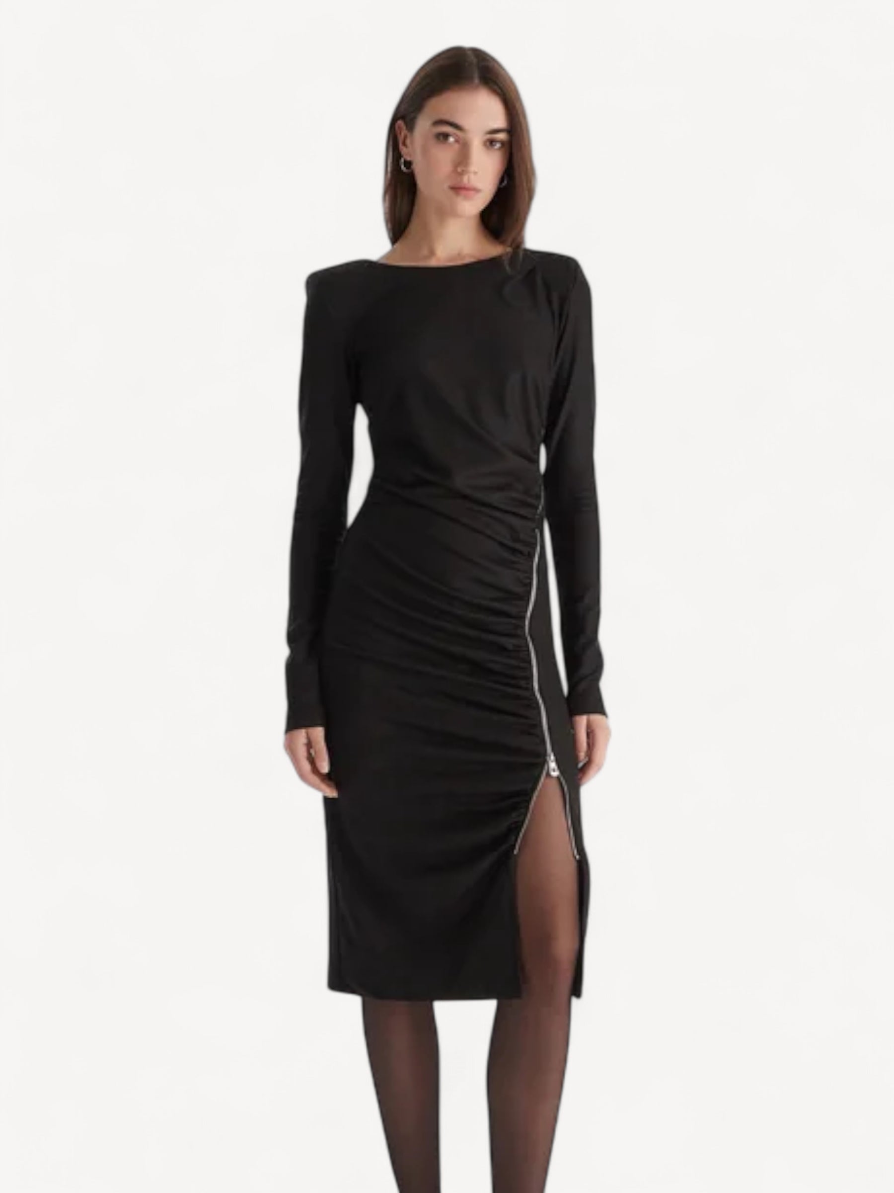Midi Dress - Zwart