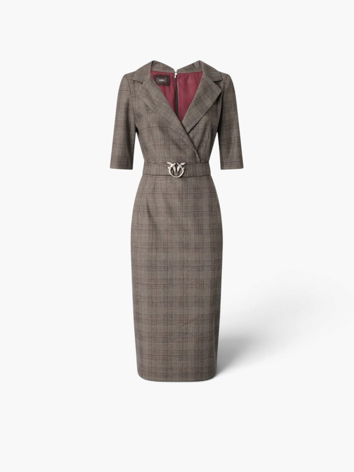 PINKO Dress - Beige geruit