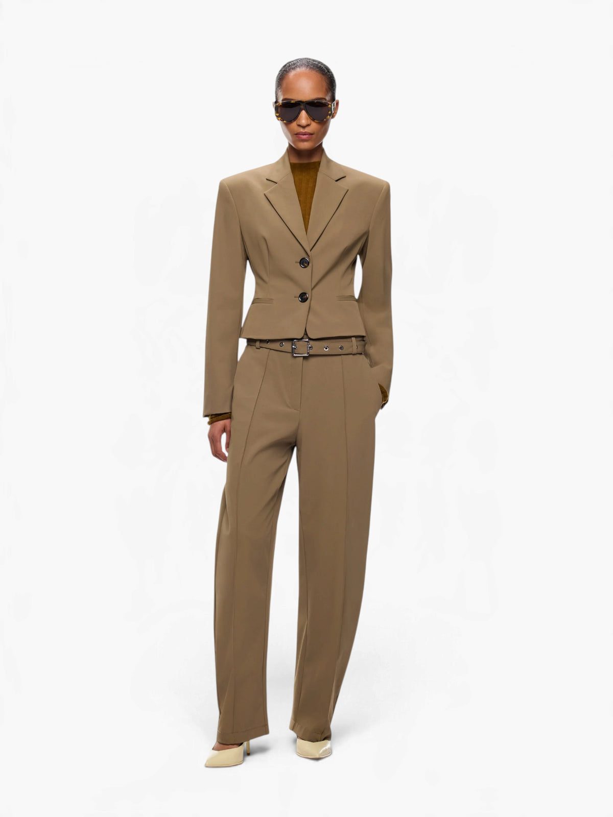 PINKO Teroldego Giacca Tecnico Blazer - Stone Green