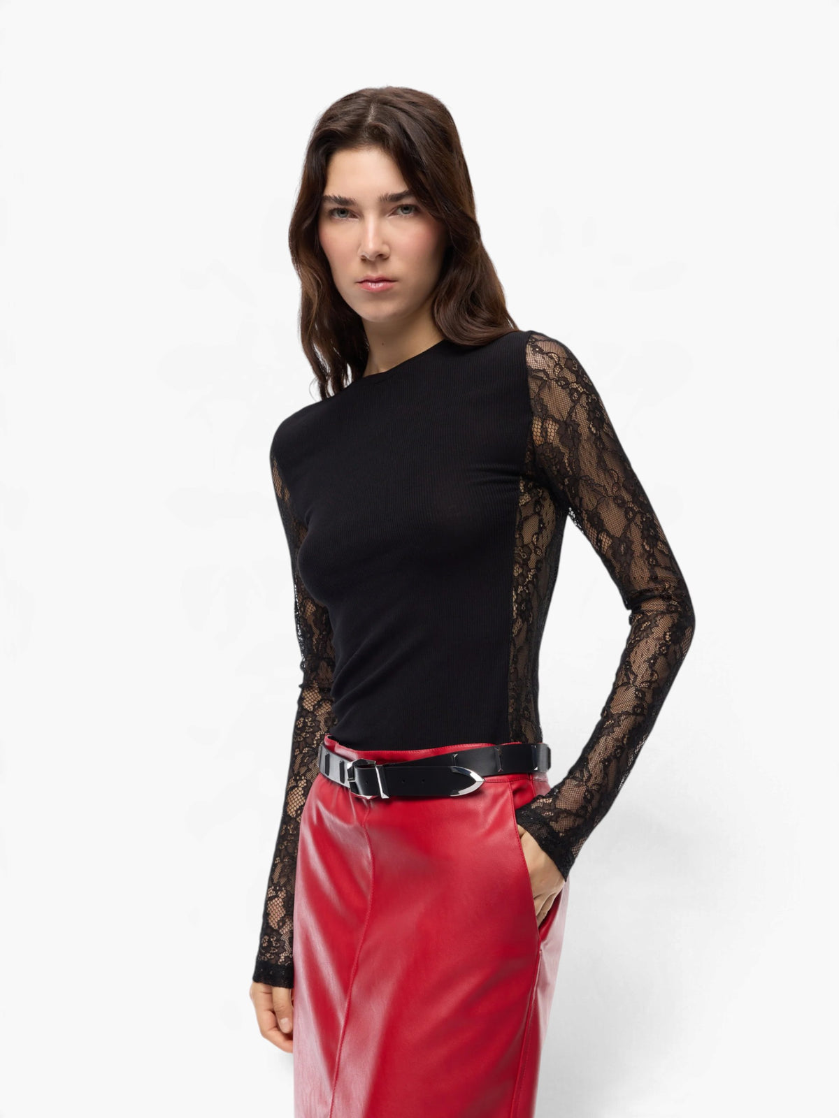 PINKO Fucecchio T-Shirt  - Zwart