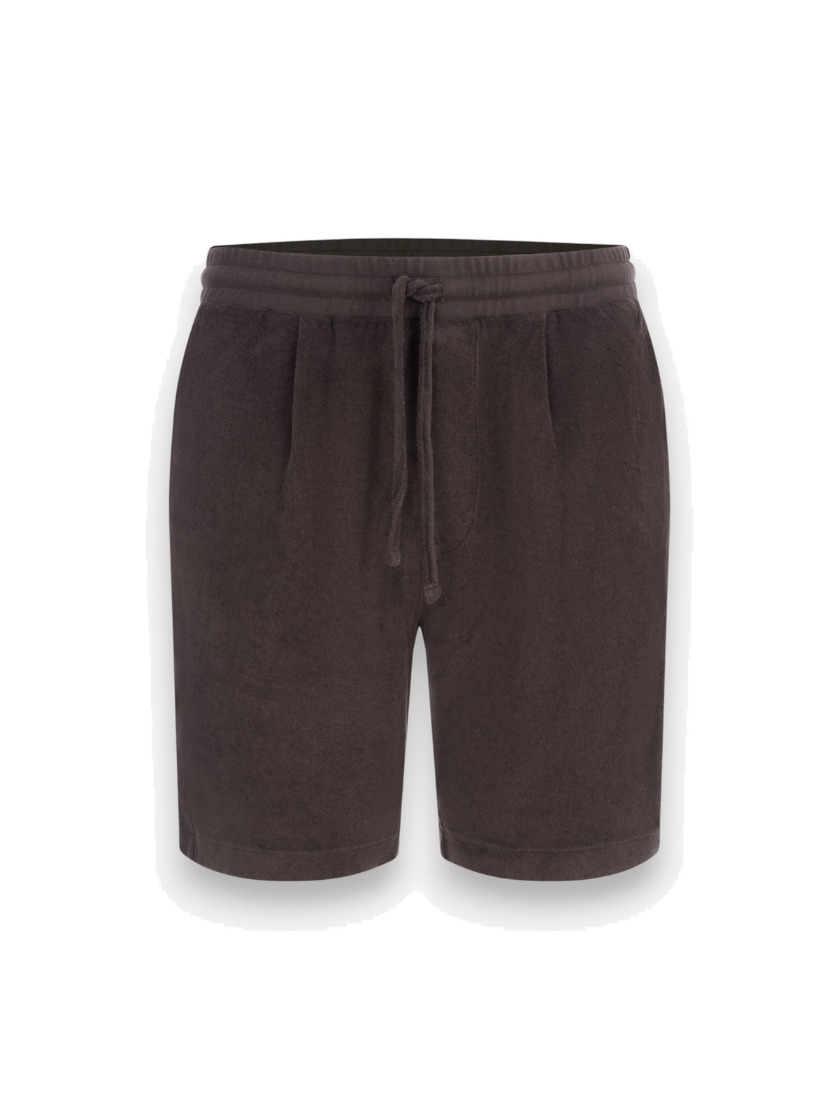 Baxter Toweling Shorts - Dark Brown