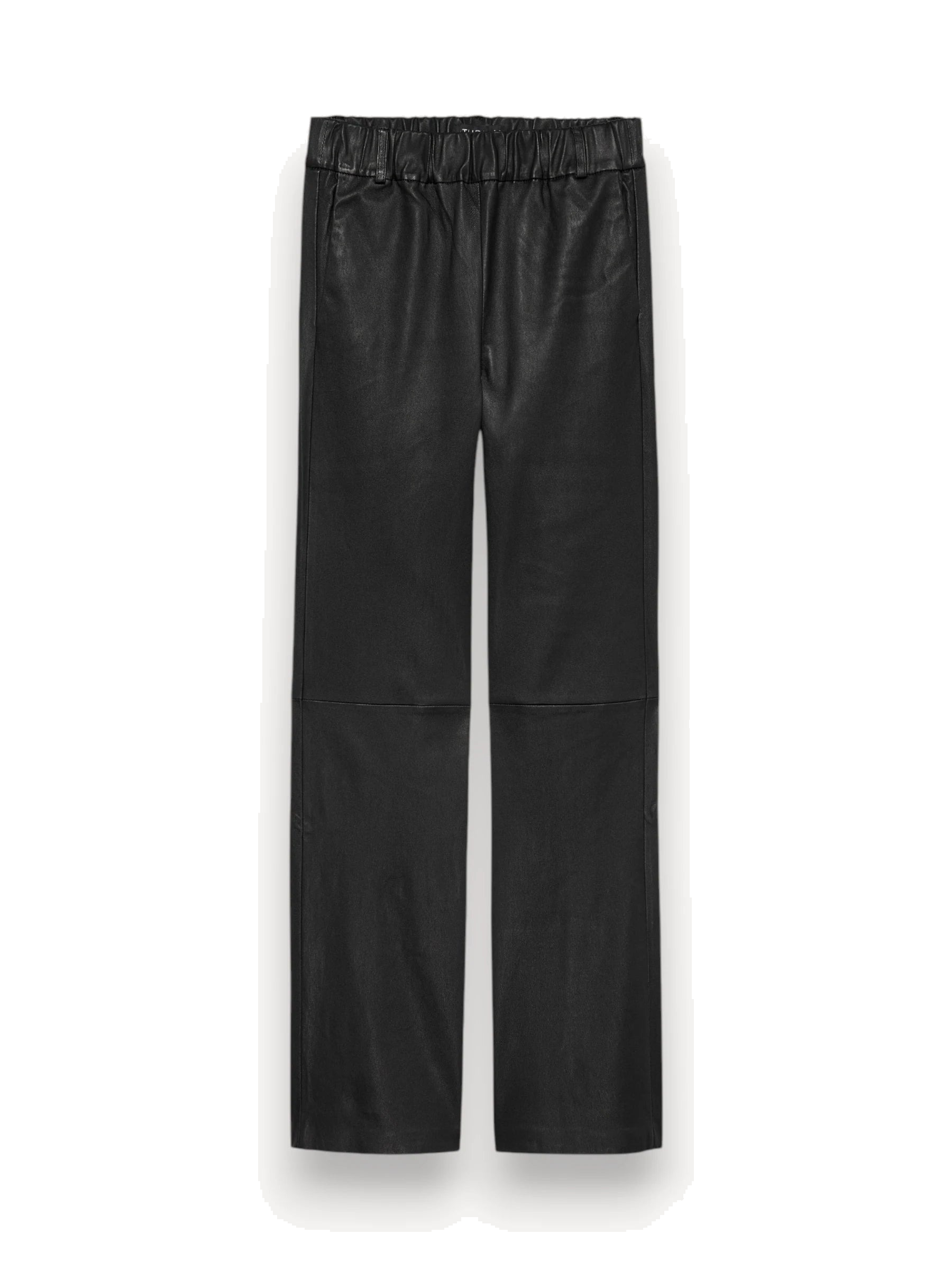 Ailis Stretch Leather Pants - Zwart