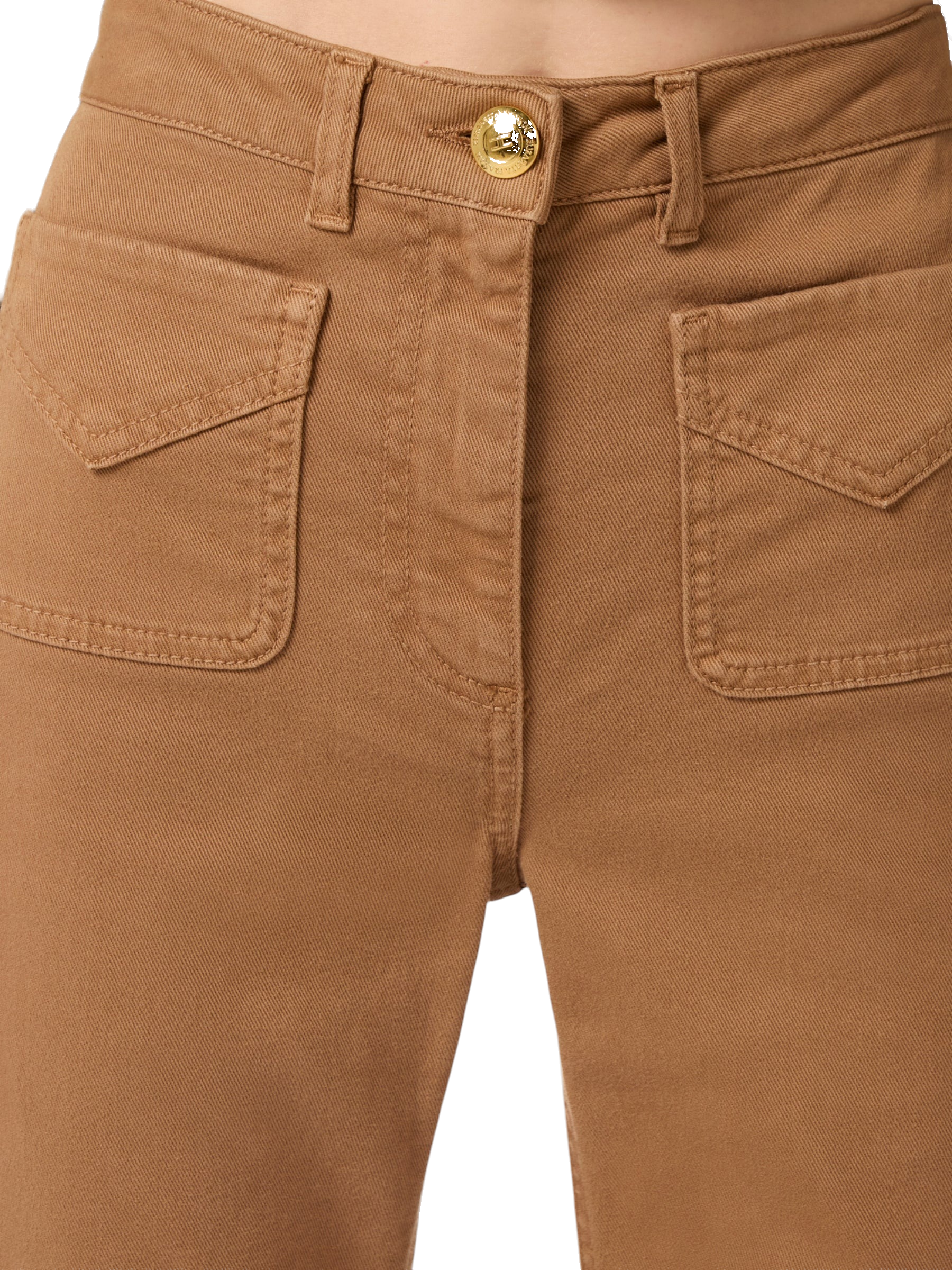 Bell-Bottom Jeans - Bruin