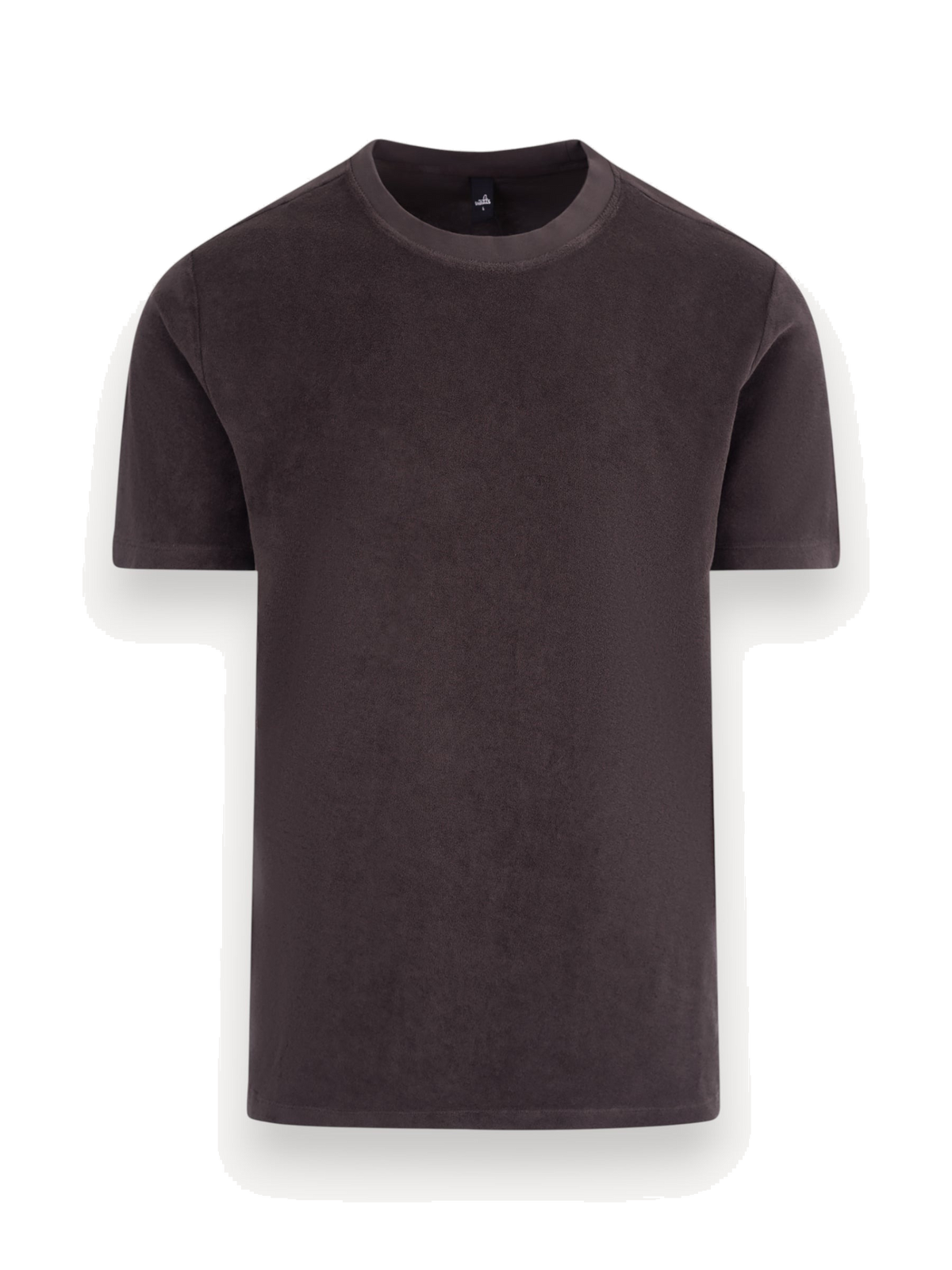 Berkley Toweling T-Shirt - Dark Brown