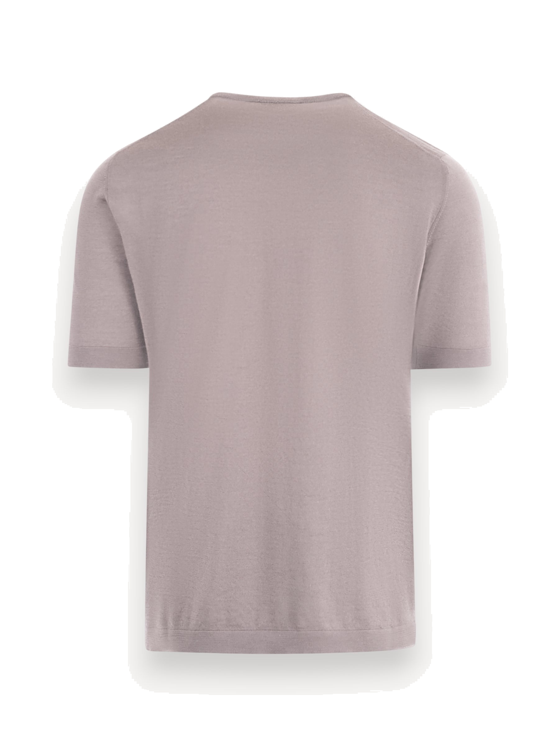 140's Silk Cashmere T-Shirt - Licht Taupe