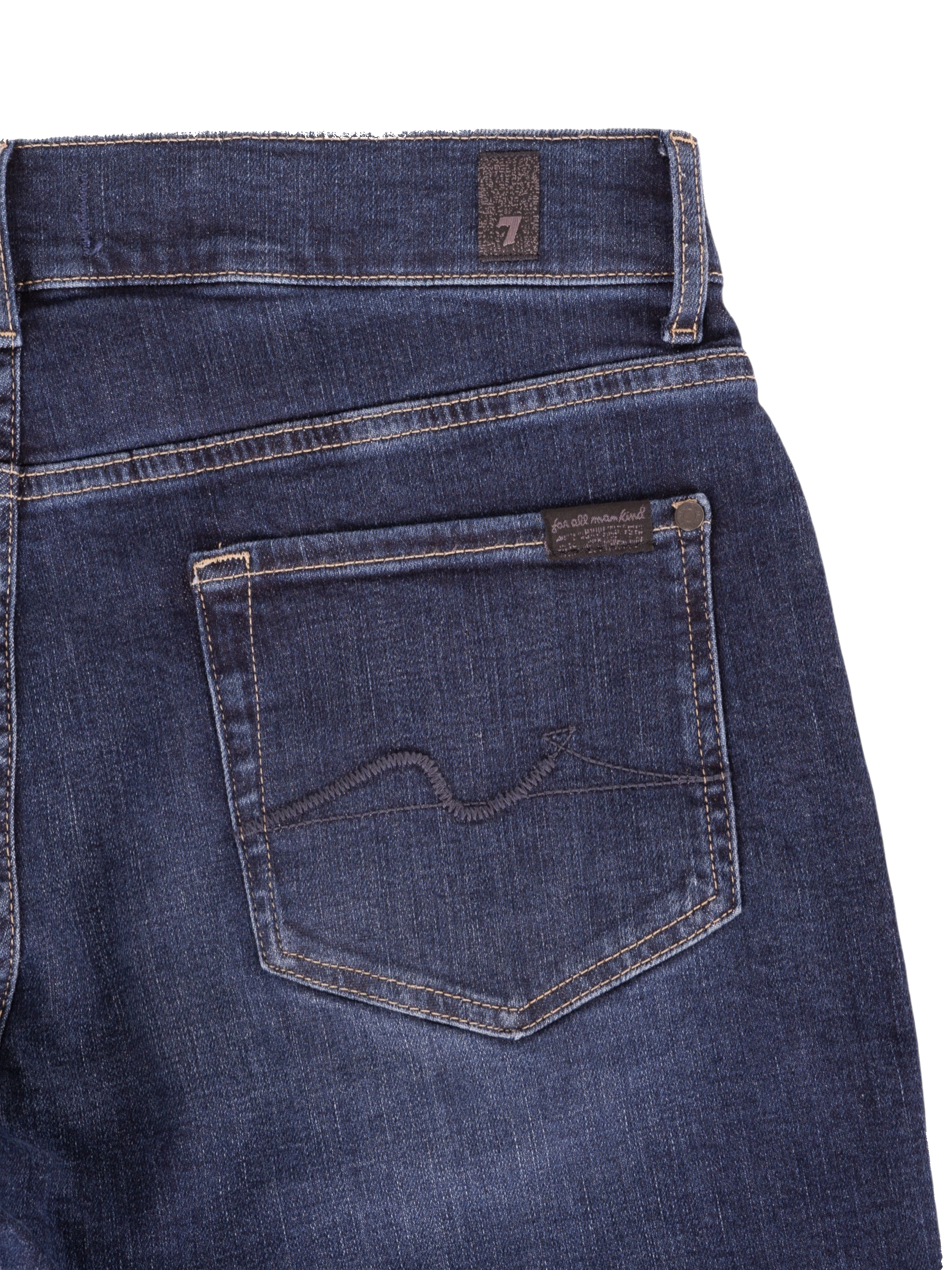 'Slimmy Tapered' Grapevine Jeans - Donkerblauw