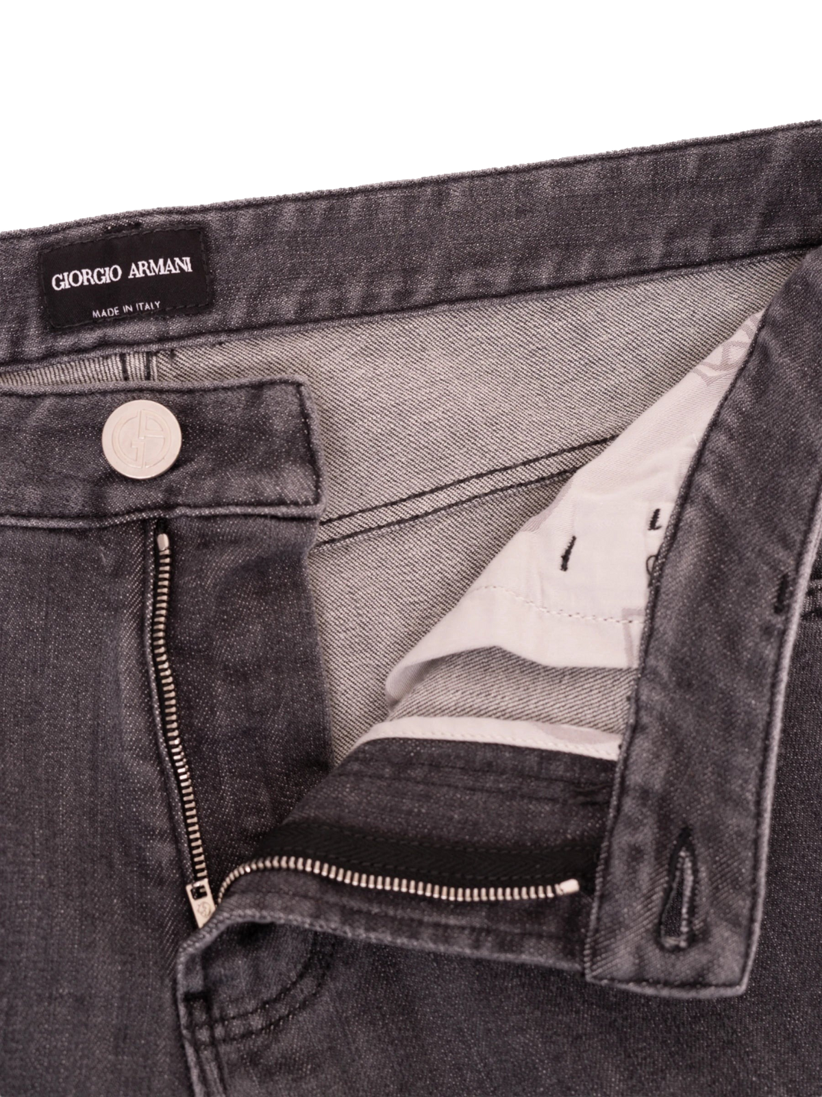 5-Pocket Denim Jeans - Donkergrijs