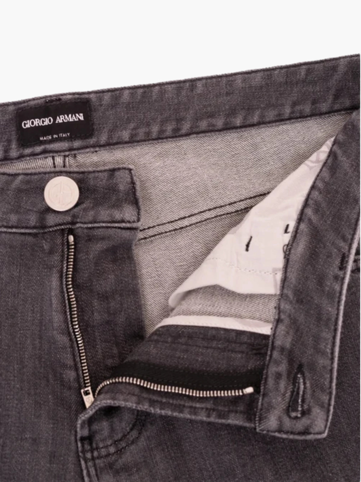 5-Pocket Denim Jeans - Donkergrijs