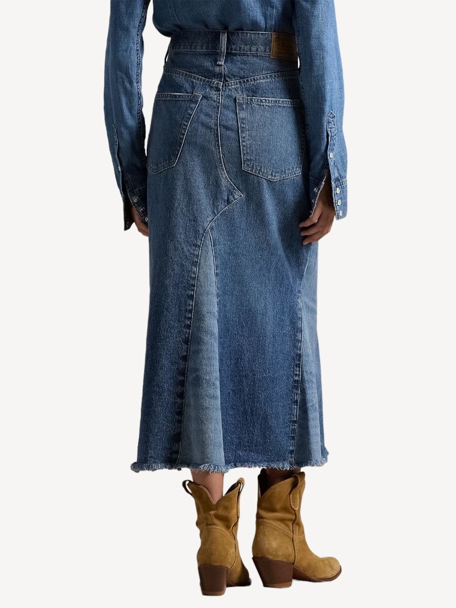 Denim Skirt 211940712 - Blue