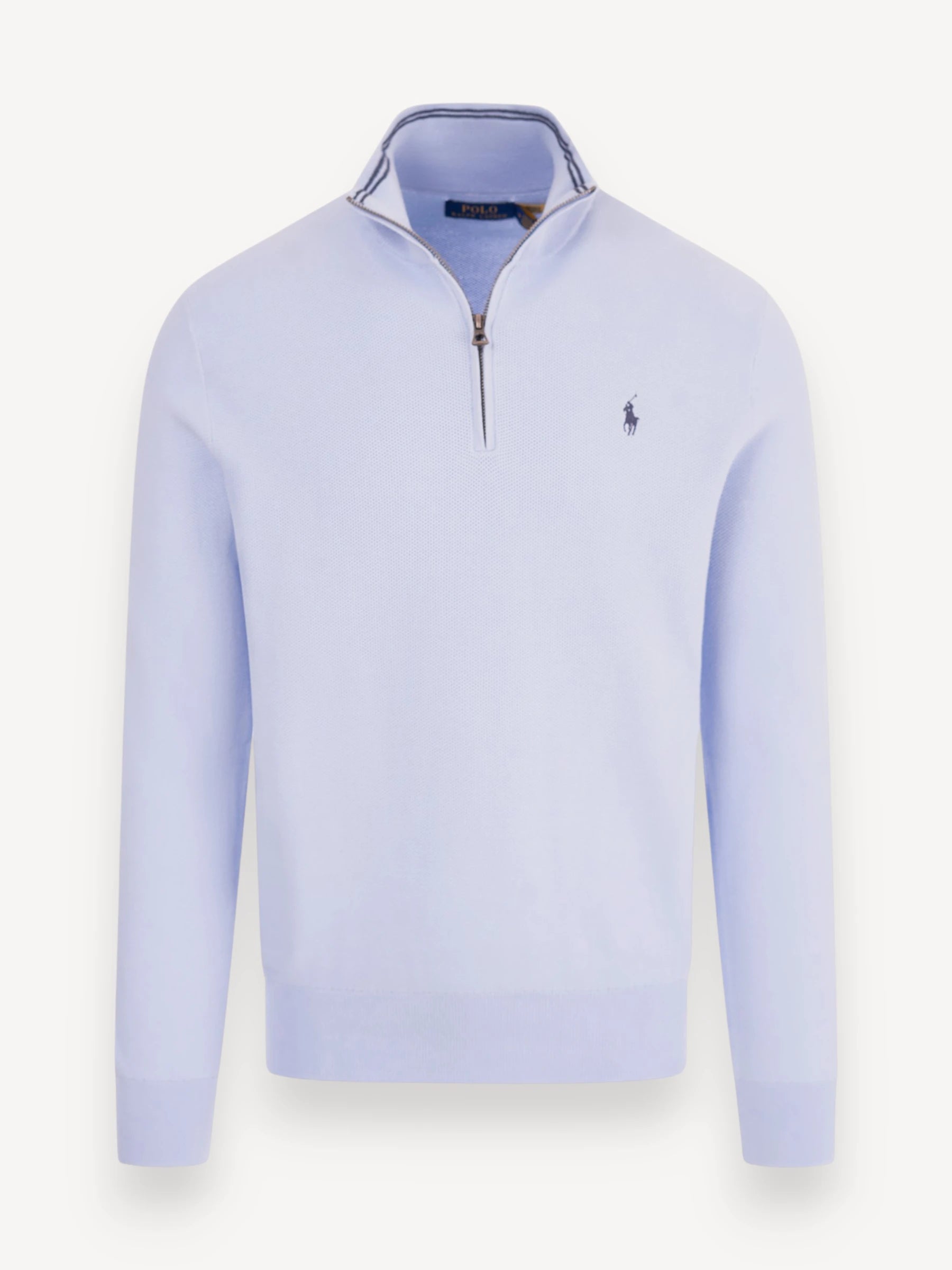 Half Zip Pullover - Lichtblauw