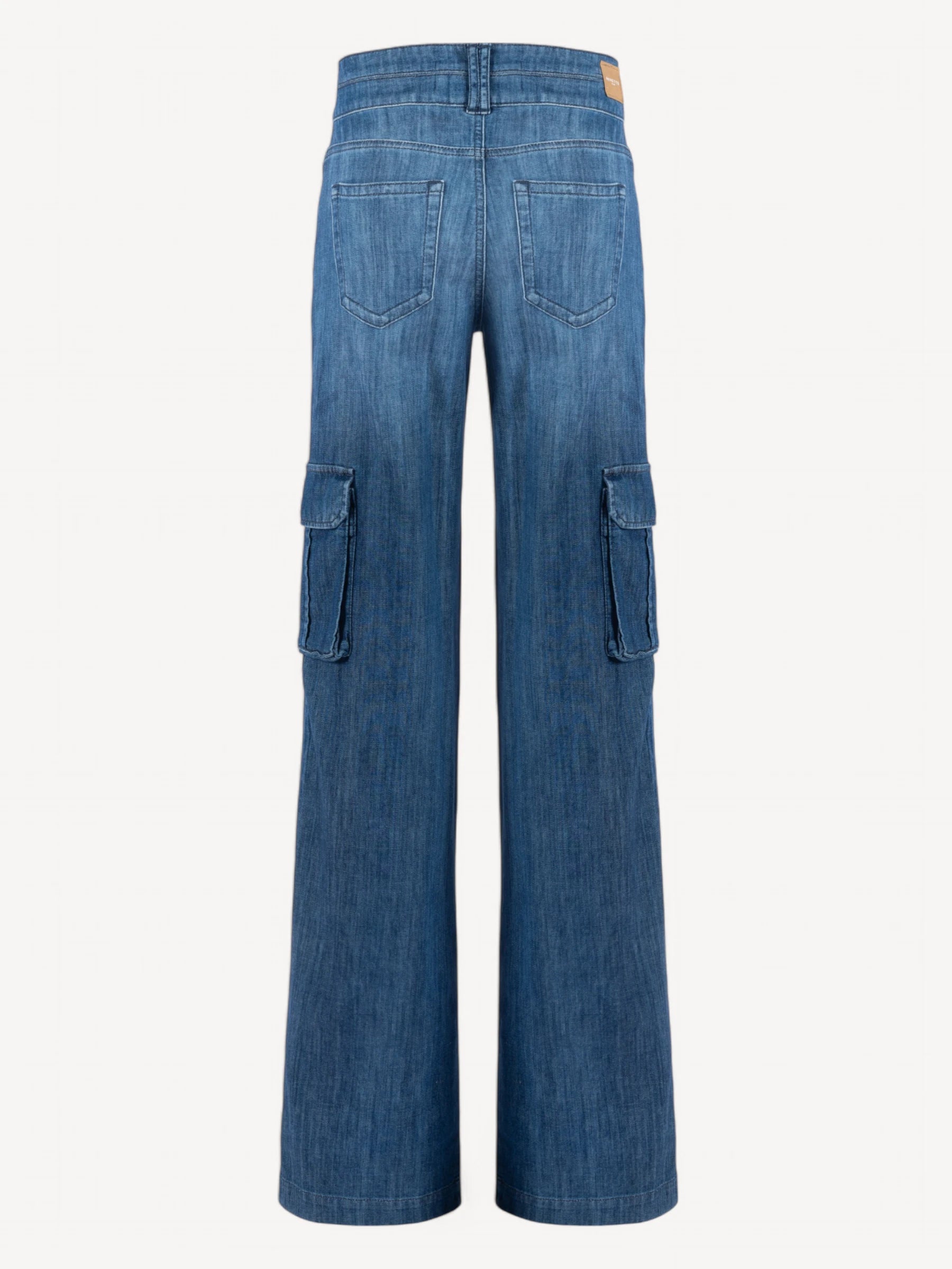 Salvo Cargo Denim Pants - Blauw