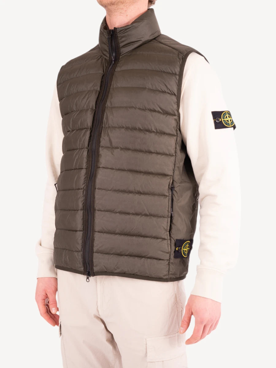 Bodywarmer Loom Woven G100007 - Military Green