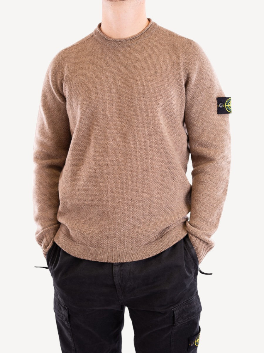 Crewneck Sweater 568A3 - Walnut