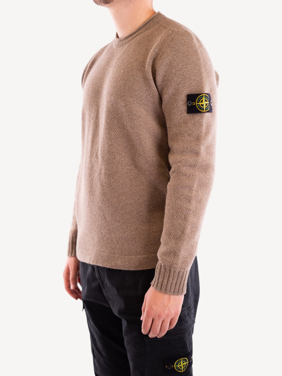 Crewneck Sweater 568A3 - Walnut