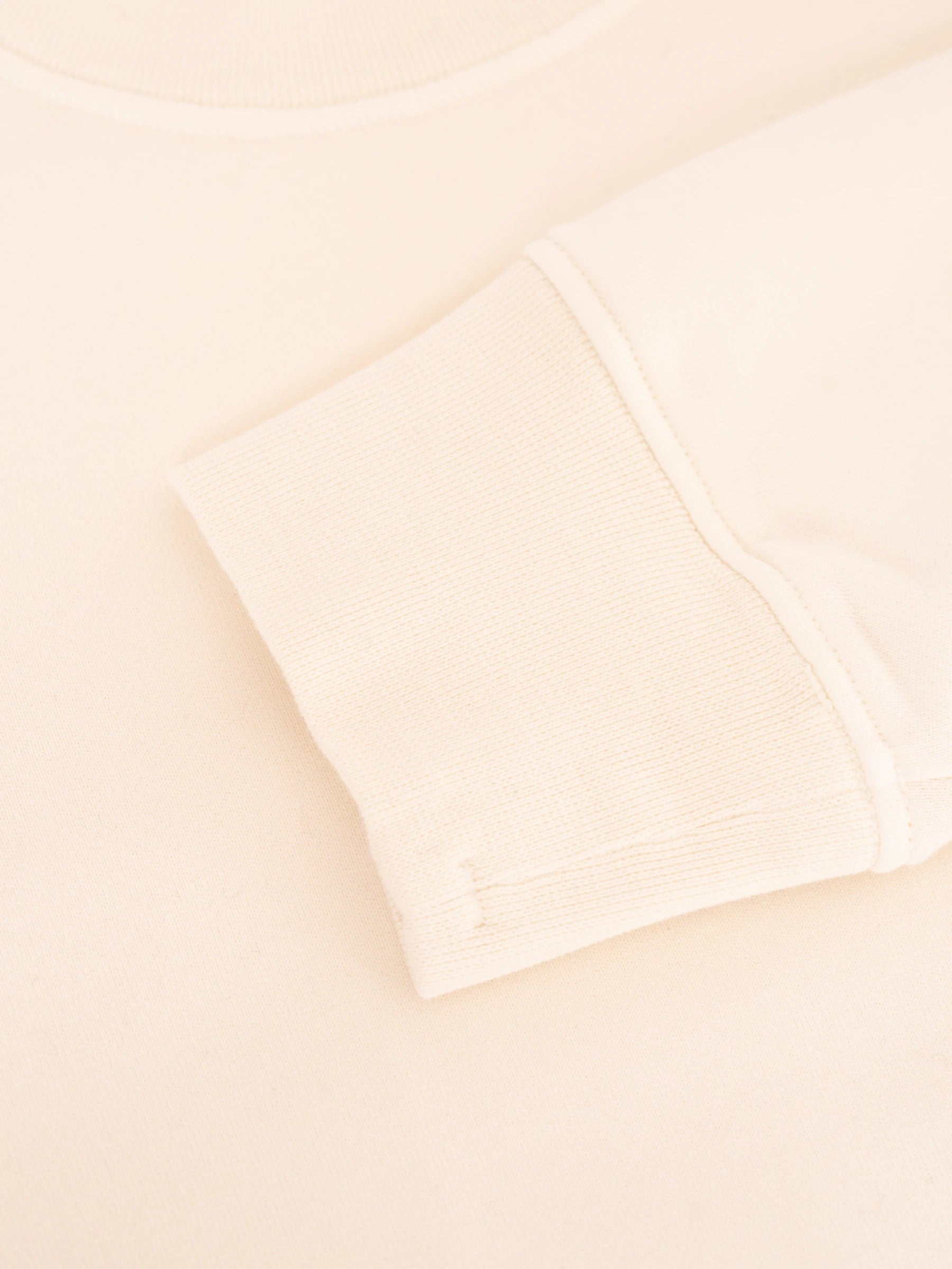 Cotton Fleece Sweatshirt - Ivory