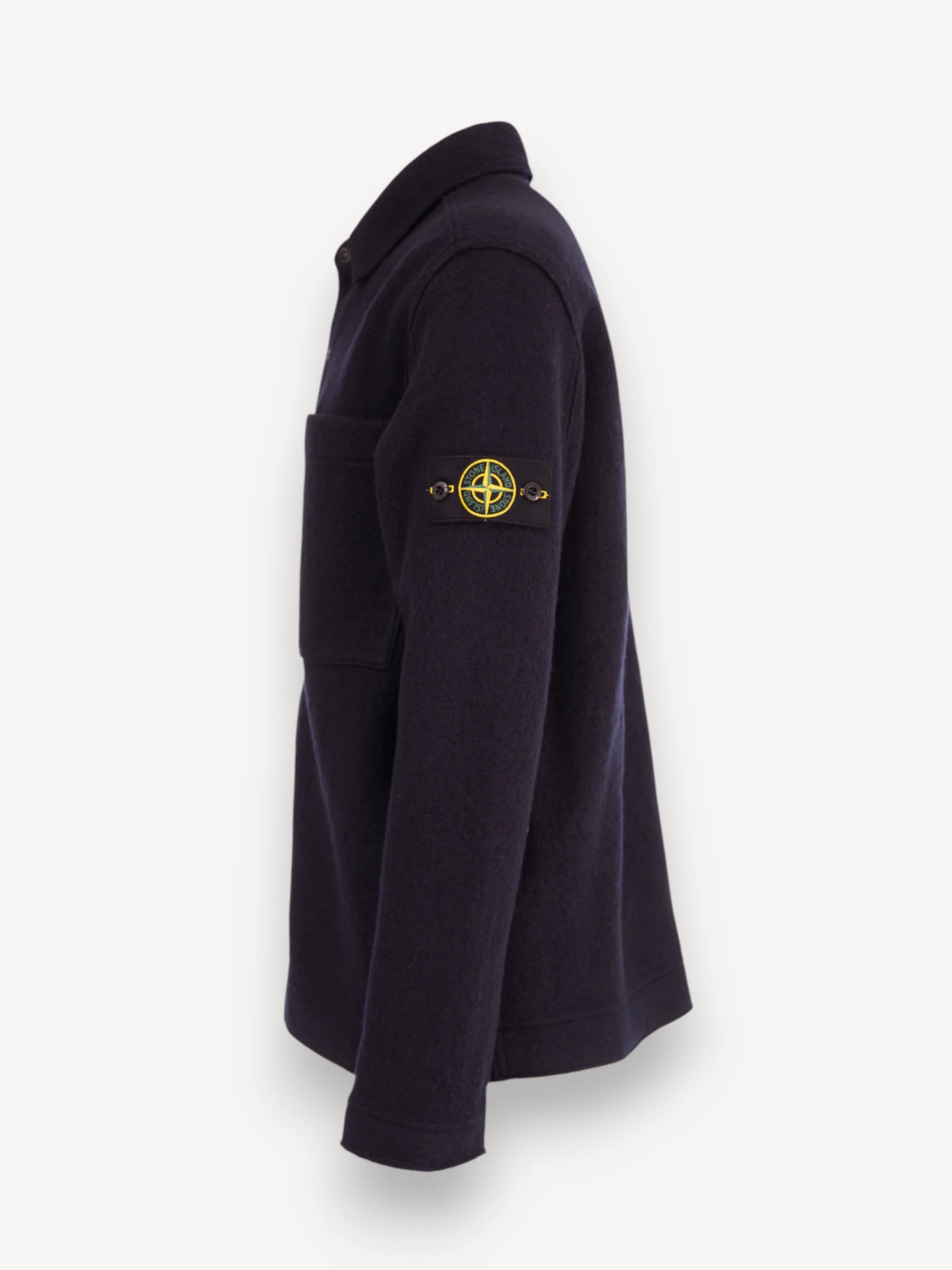 Wool Overshirt - Donkerblauw