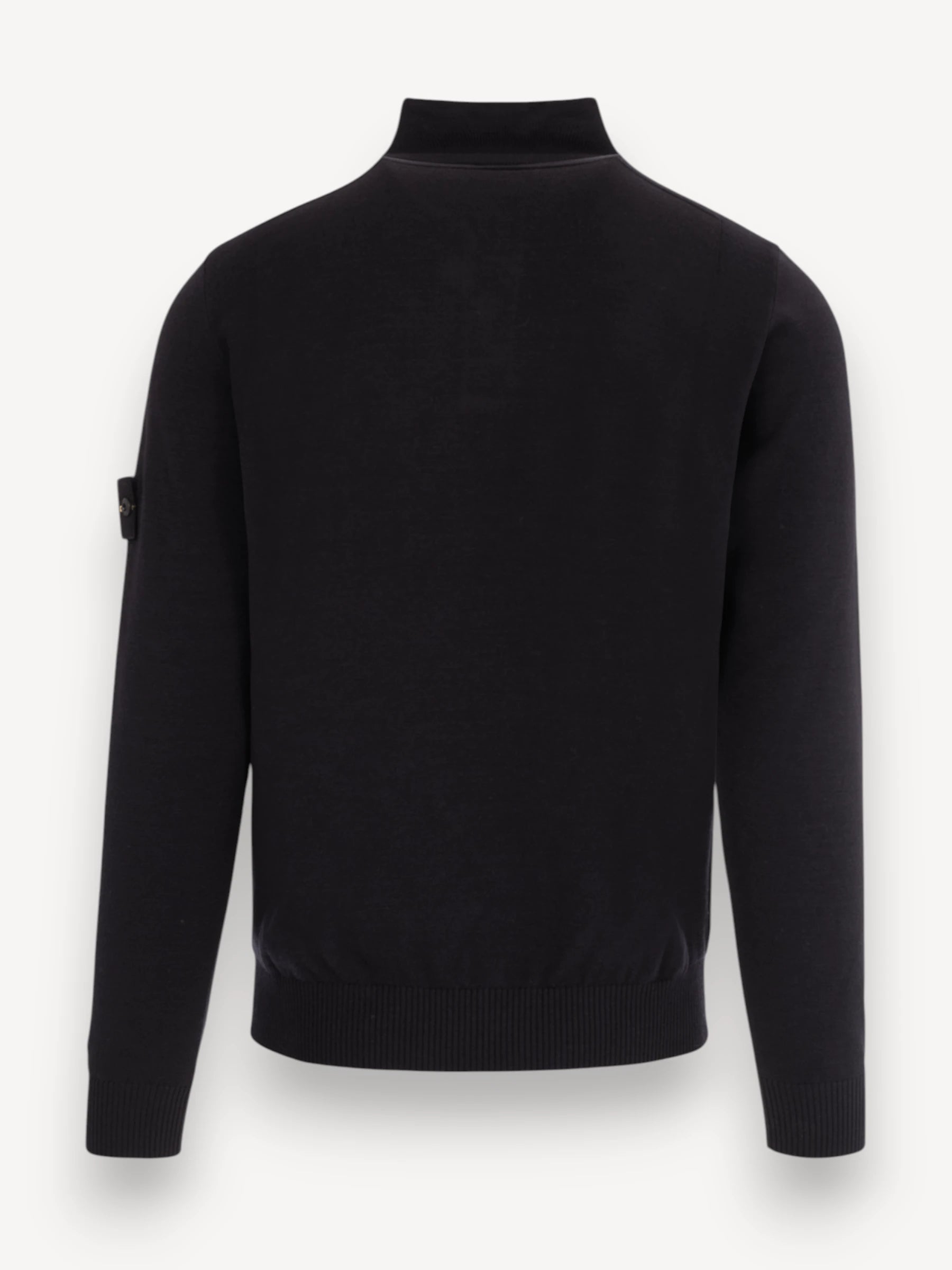Stretch Wool Jumper - Zwart