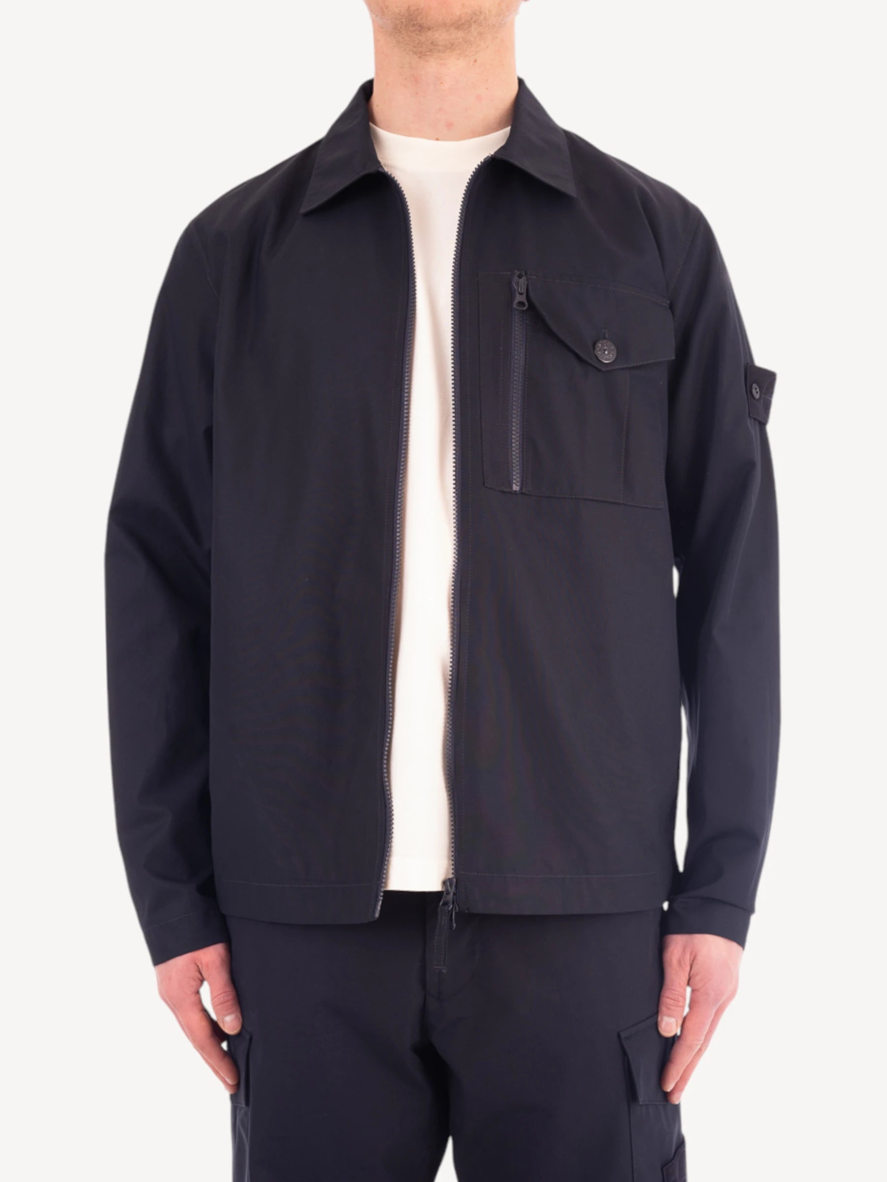 Ghost Piece Overshirt - Donkerblauw