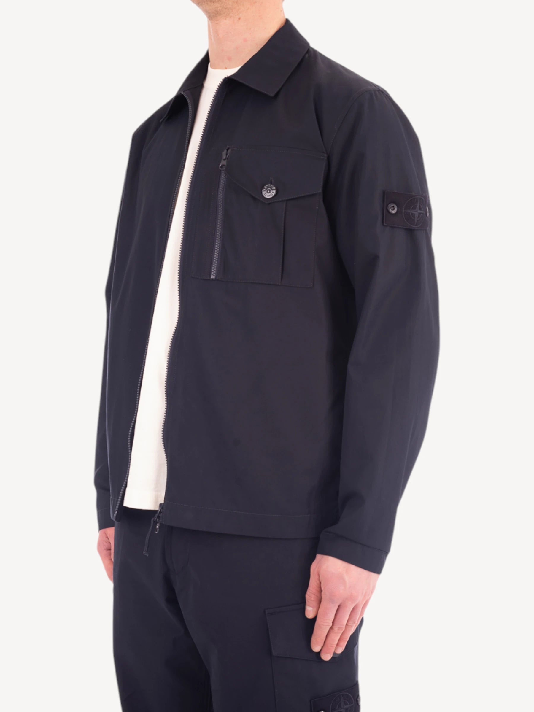 Ghost Piece Overshirt - Donkerblauw