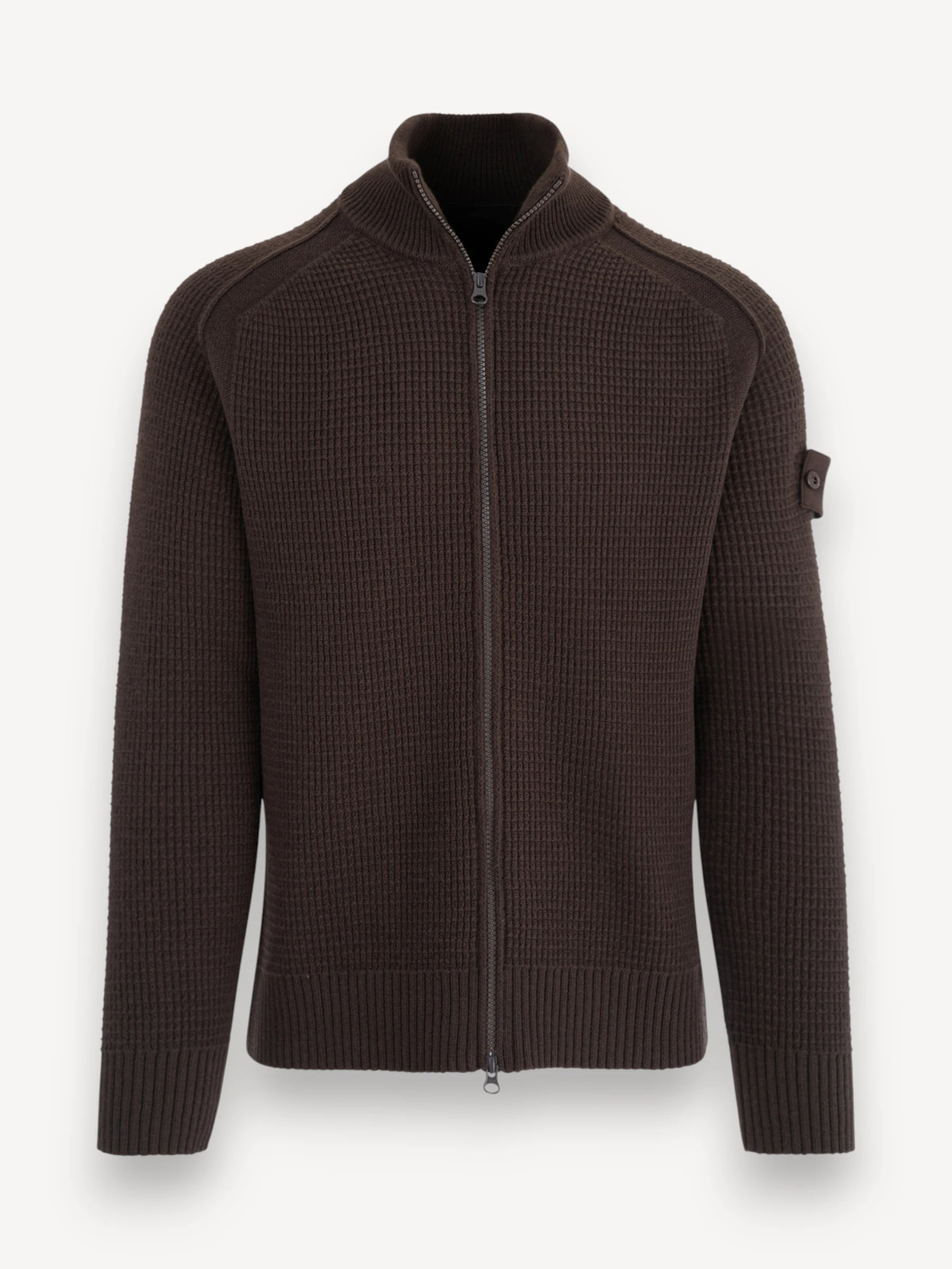 Ghost Piece Cardigan - Donkerbruin